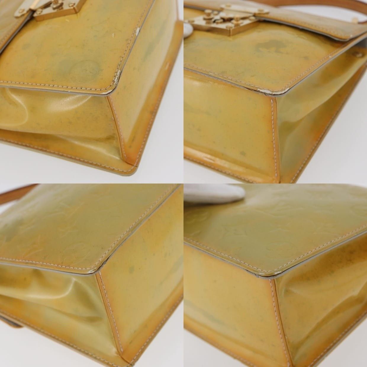 Louis Vuitton Louis Vuitton Monogram Vernis Spring Street Handbag Gray Size ONE SIZE - 14 Thumbnail