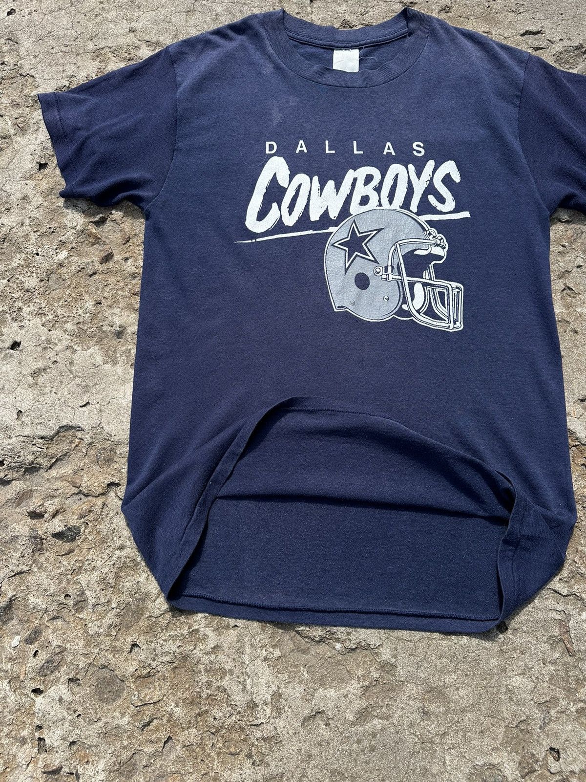 NFL × Vintage Vintage 80s NFL Dallas Cowboys Faded T-Shirt Size US L / EU 52-54 / 3 - 6 Thumbnail
