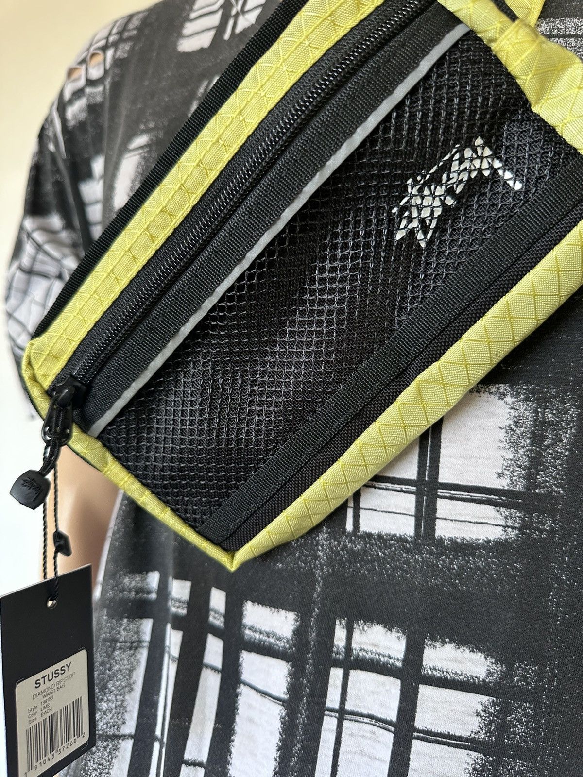 Stussy Stussy Diamond Ripstop Waist Bag Size ONE SIZE - 2 Thumbnail