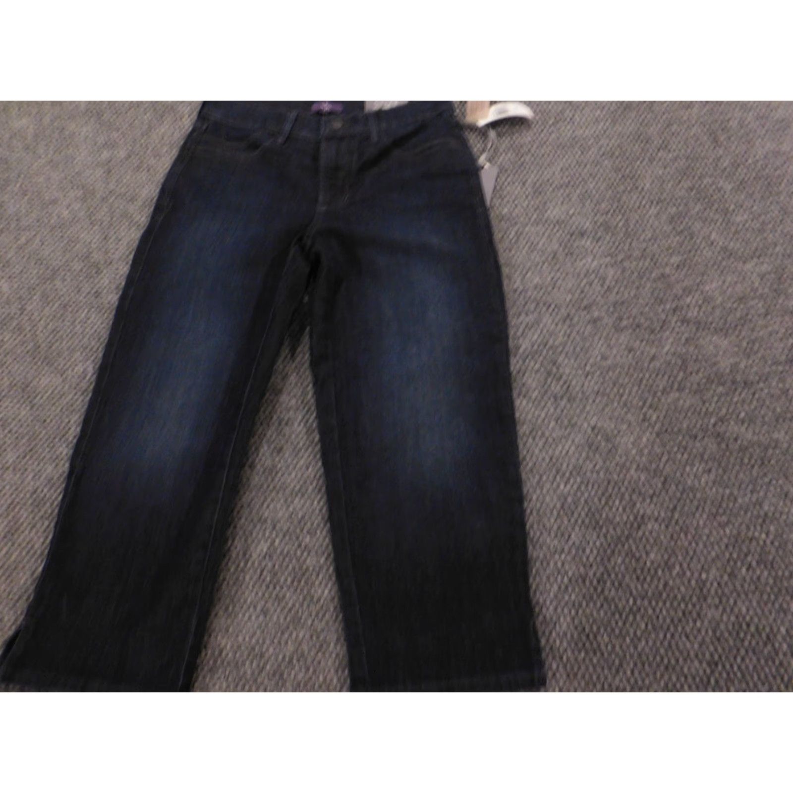 NYDJ NYDJ Jeans Cropped Blue 0 Womens Regular Inseam 20 Denim Zipper Cotton Blend Polyester Crop Size 25" / US 0 / IT 36 - 2 Thumbnail