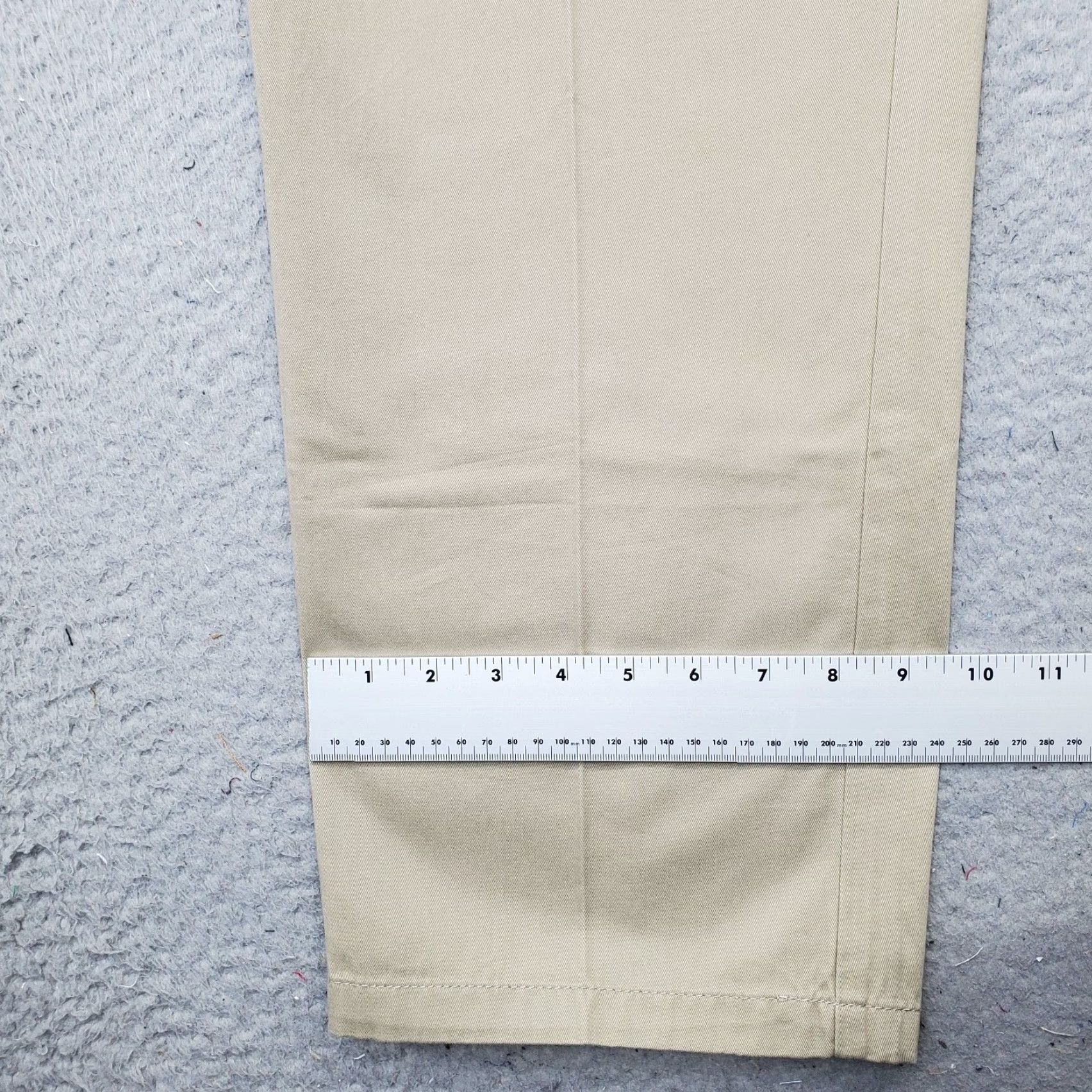 Weatherproof Weatherproof Mens Cargo Pants 36x30 Tan Flat Front Straight Leg 100% Cotton Size US 36 / EU 52 - 5 Thumbnail