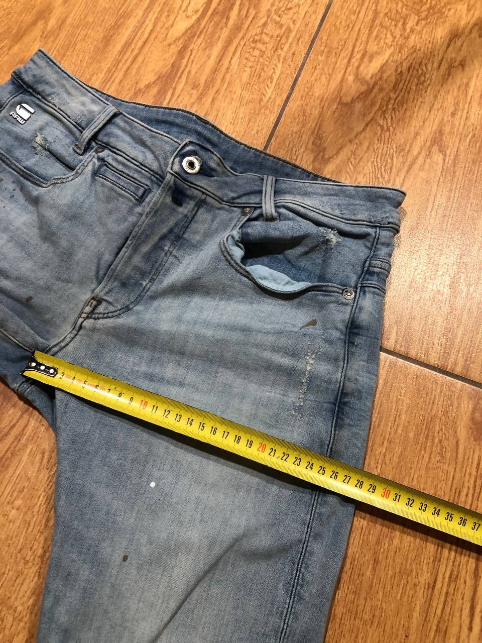 G-Star Men's G Star Raw D-Staq 5-Pocket Slim Denim Jeans streetwear Size US 32 / EU 48 - 13 Thumbnail