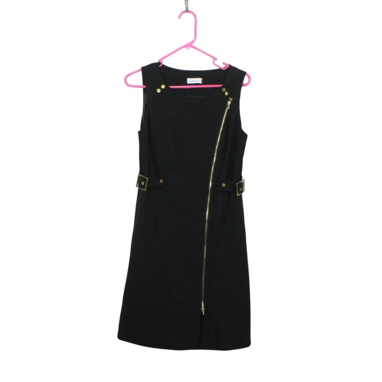 Calvin Klein Calvin Klein Women's Belt Buckle Snap Shoulders Dress Size M / US 6-8 / IT 42-44 - 1 Thumbnail