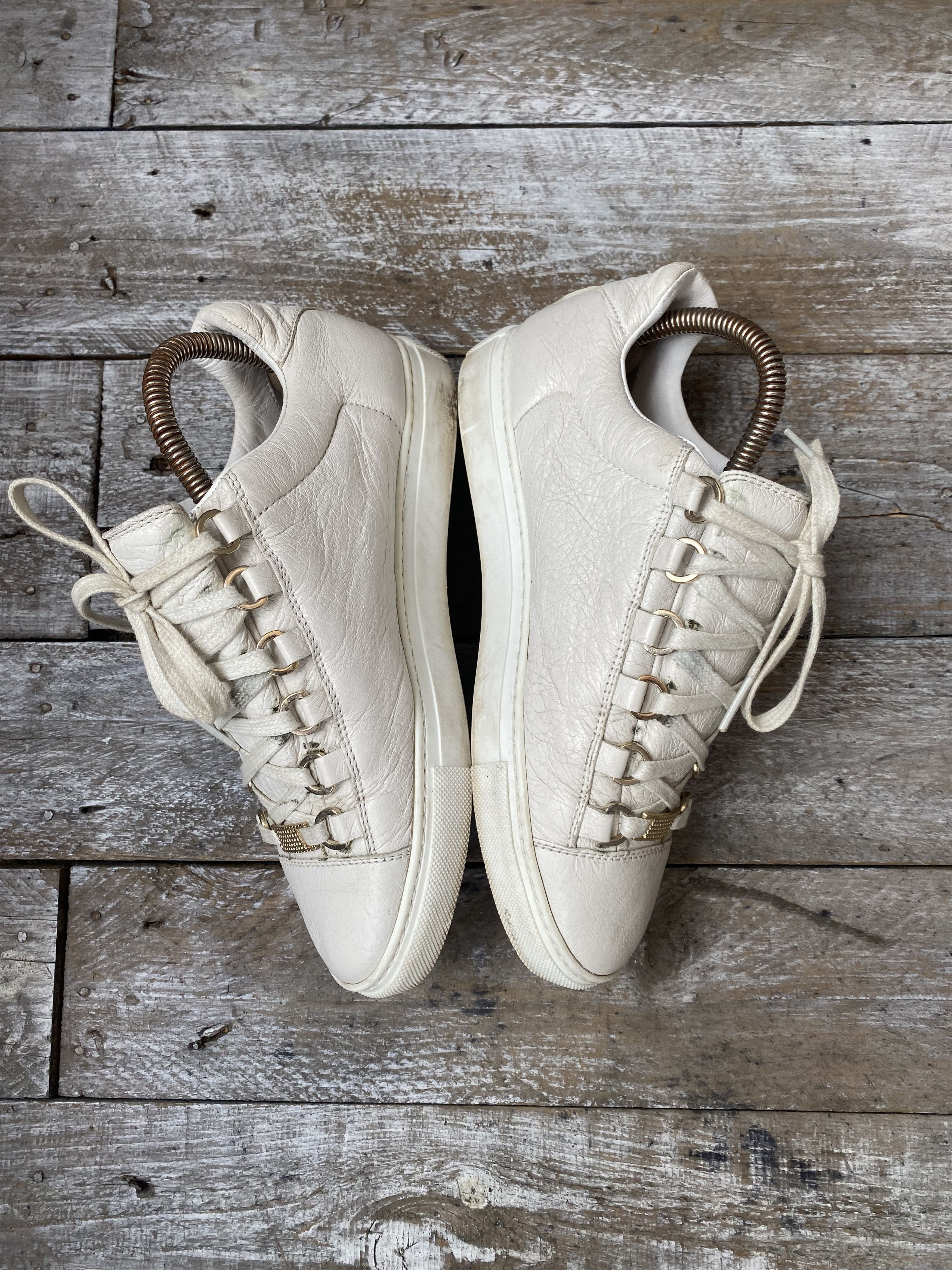 Balenciaga Balenciaga arena white low-top sneakers sz 36 Size US 6 / IT 36 - 12 Thumbnail