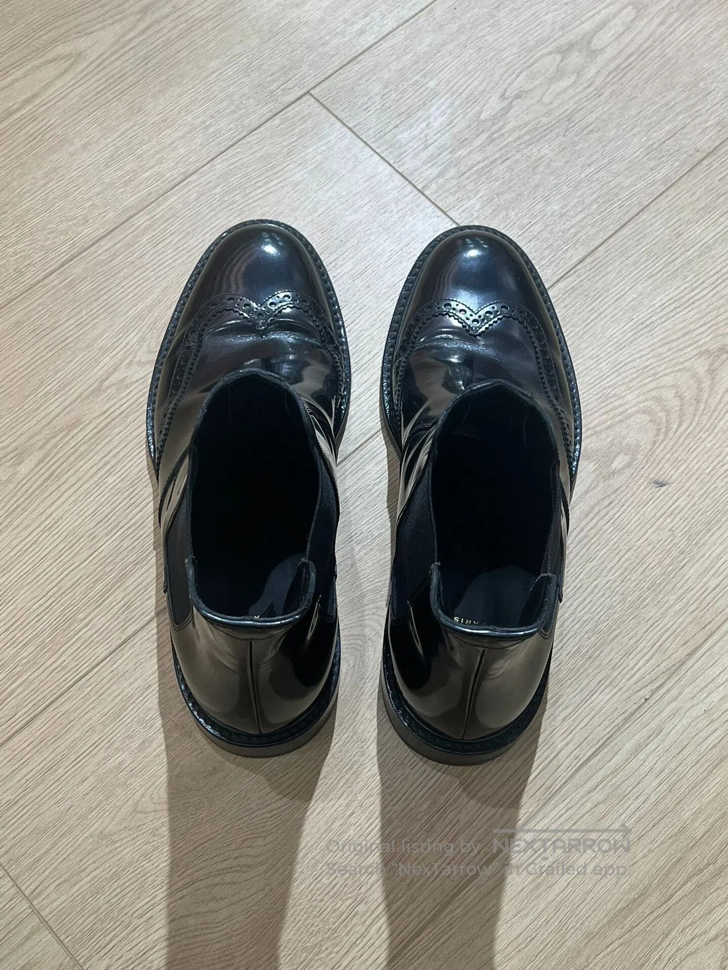 Saint Laurent Paris Saint Laurent Carved Chelsea Boots. Size US 9 / EU 42 - 4 Thumbnail