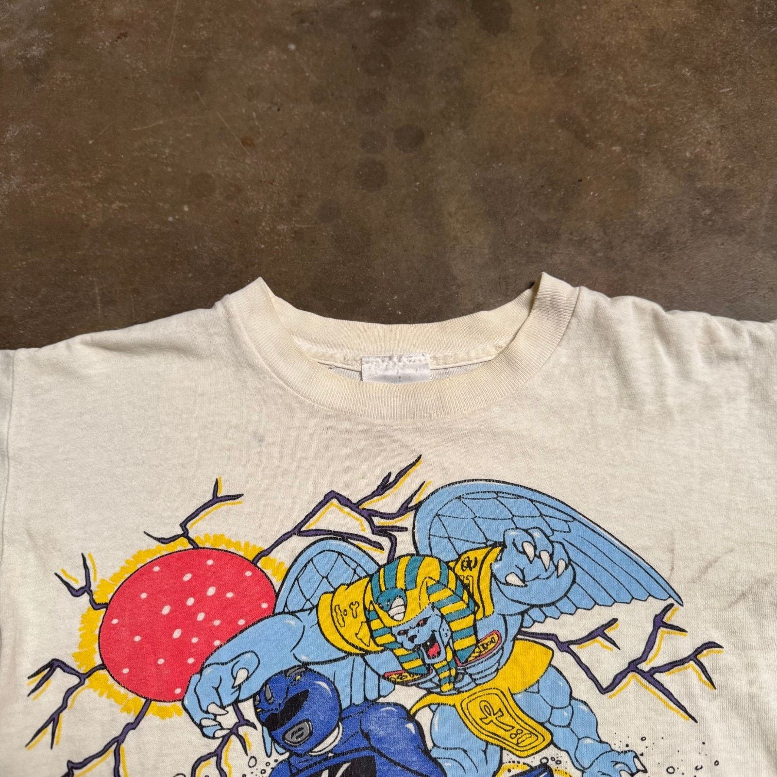 Vintage 1994 Saban Go! Power Rangers T Shirt Logotel - Sz Small Size US S / EU 44-46 / 1 - 9 Thumbnail