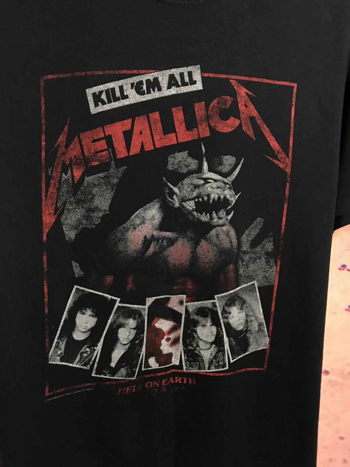 Band Tees Vintage Metallica band rock tee Size US L / EU 52-54 / 3 - 3 Thumbnail