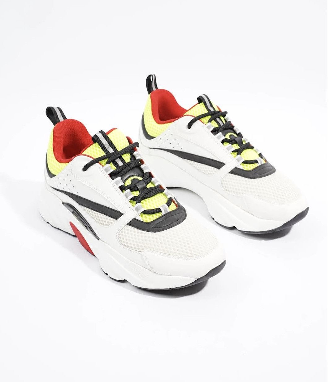 Dior DIOR B22 Sneaker Multicolor Neon Yellow Ref Size US 9 / EU 42 - 1 Thumbnail