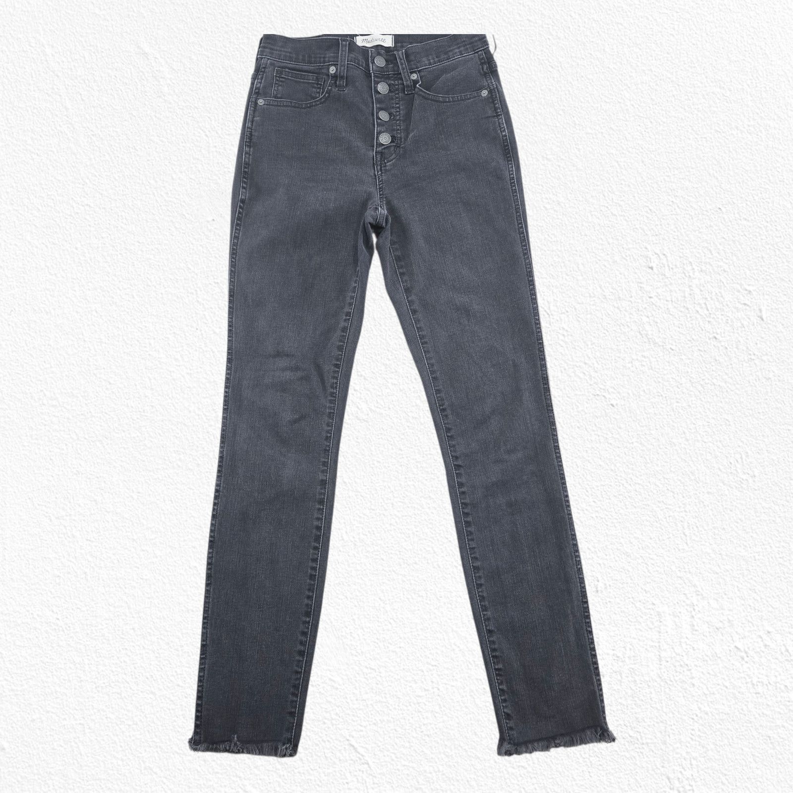 Madewell Madewell 10" High-Rise Skinny Jeans Washed Black Size 25 Size 25" / US 0 / IT 36 - 3 Thumbnail