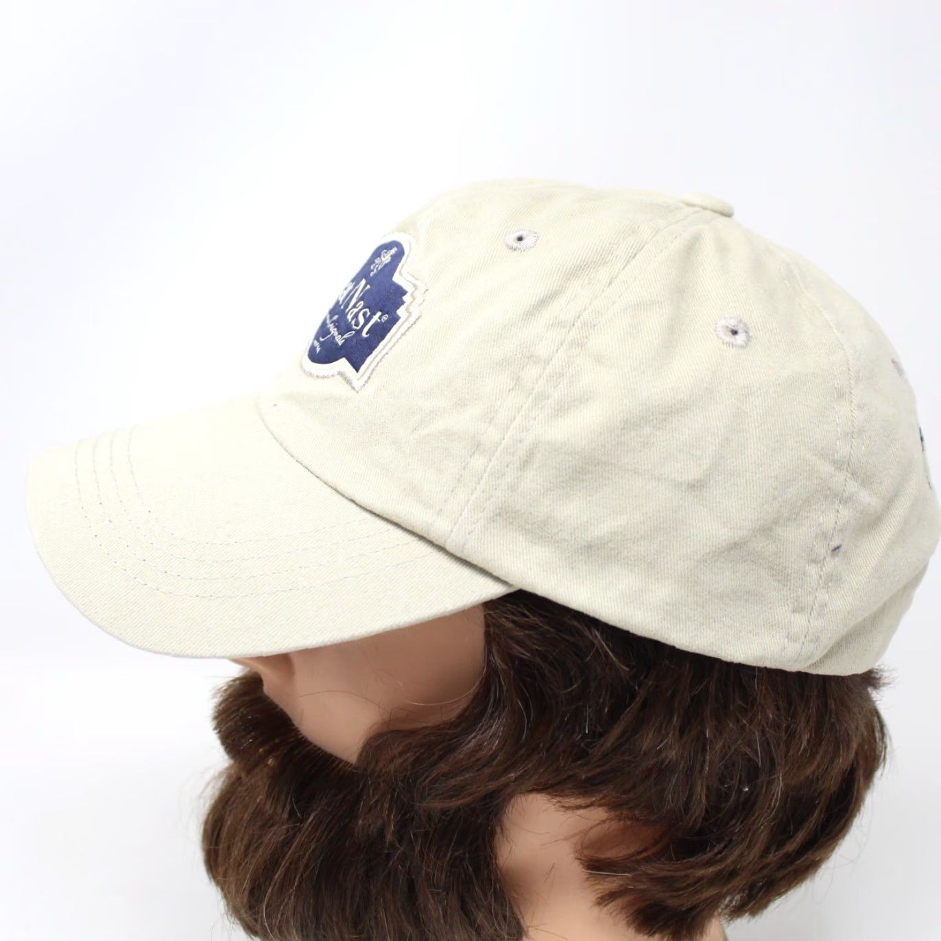 Nat Nast Nat Nast Hat Beige Adjustable 100% Cotton Shell Baseball Cap Men One Size Tan Cotton Baseball Cap Size ONE SIZE - 5 Thumbnail