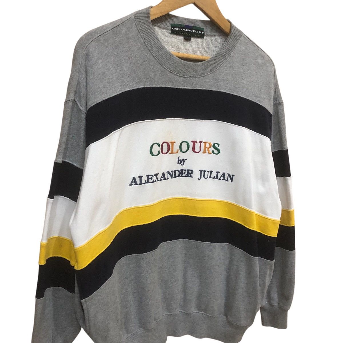 Alexander Julian Embroidery Colours By Alexander Julian Pullover Sweatshirt Size US L / EU 52-54 / 3 - 2 Thumbnail