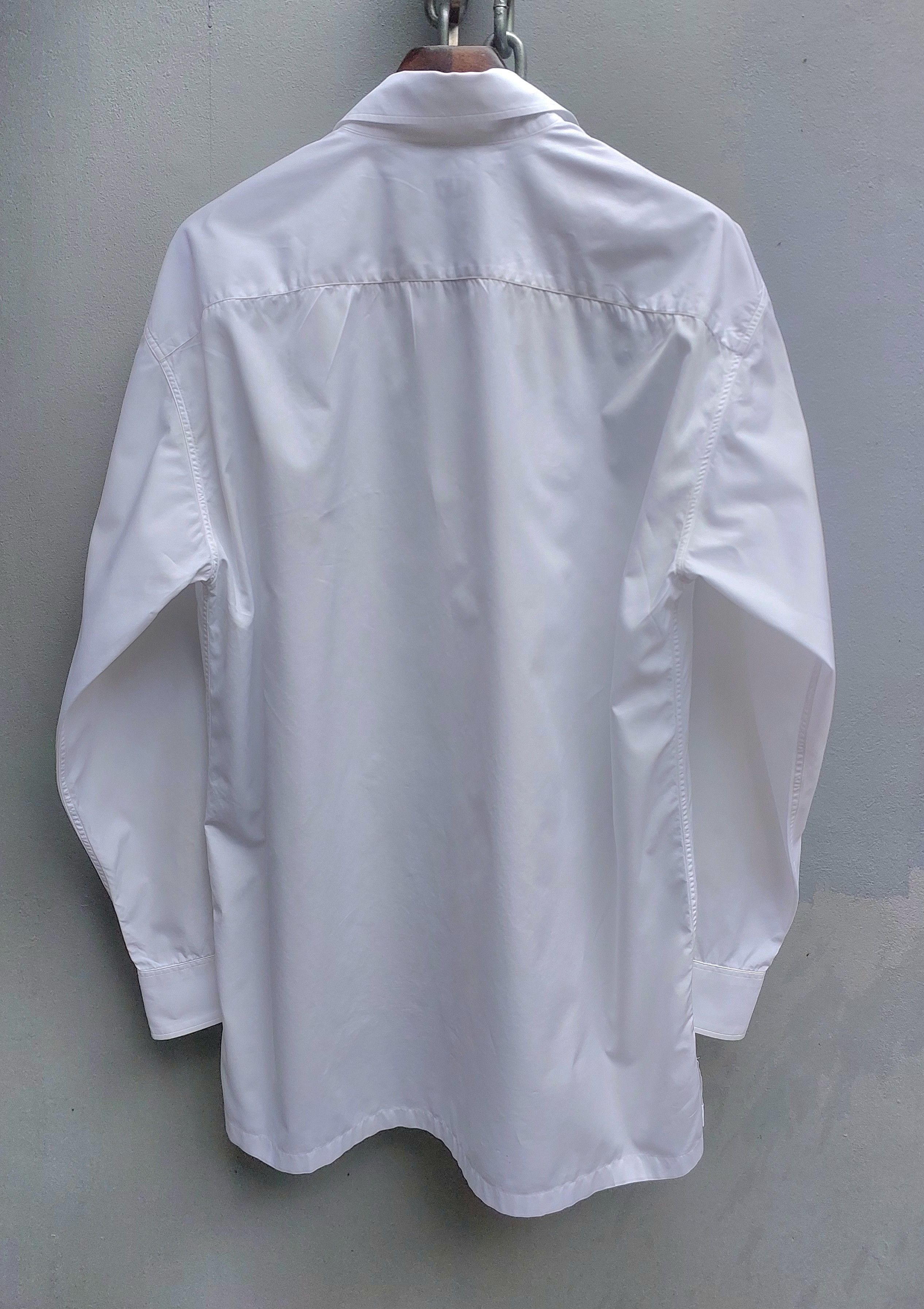 Dries Van Noten Dries Van Noten White Oversized Long Sleeve Shirt Size S / US 4 / IT 40 - 9 Thumbnail