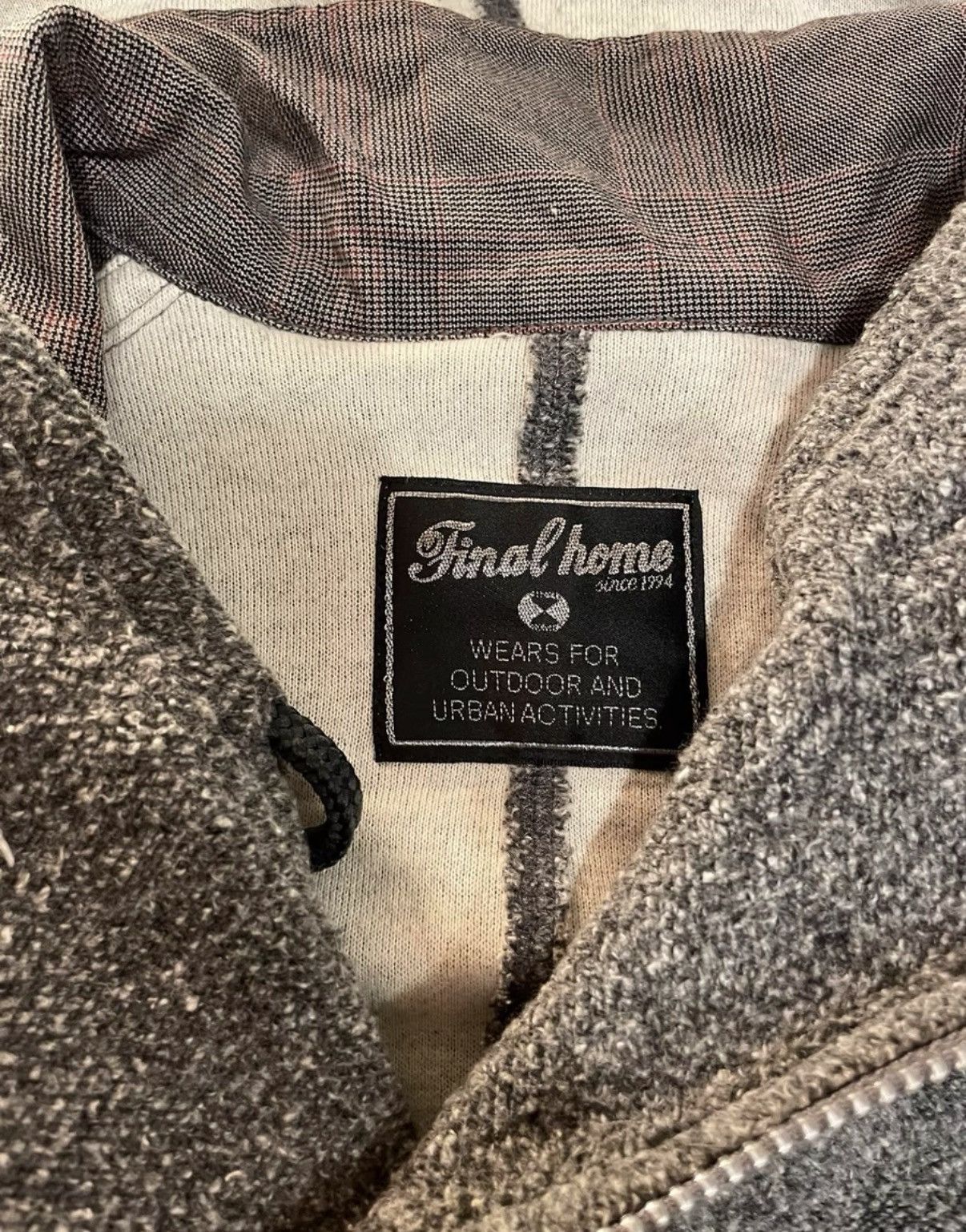 Final Home Final Home Mixed Media Plaid Biker Jacke K24 Size US S / EU 44-46 / 1 - 5 Thumbnail