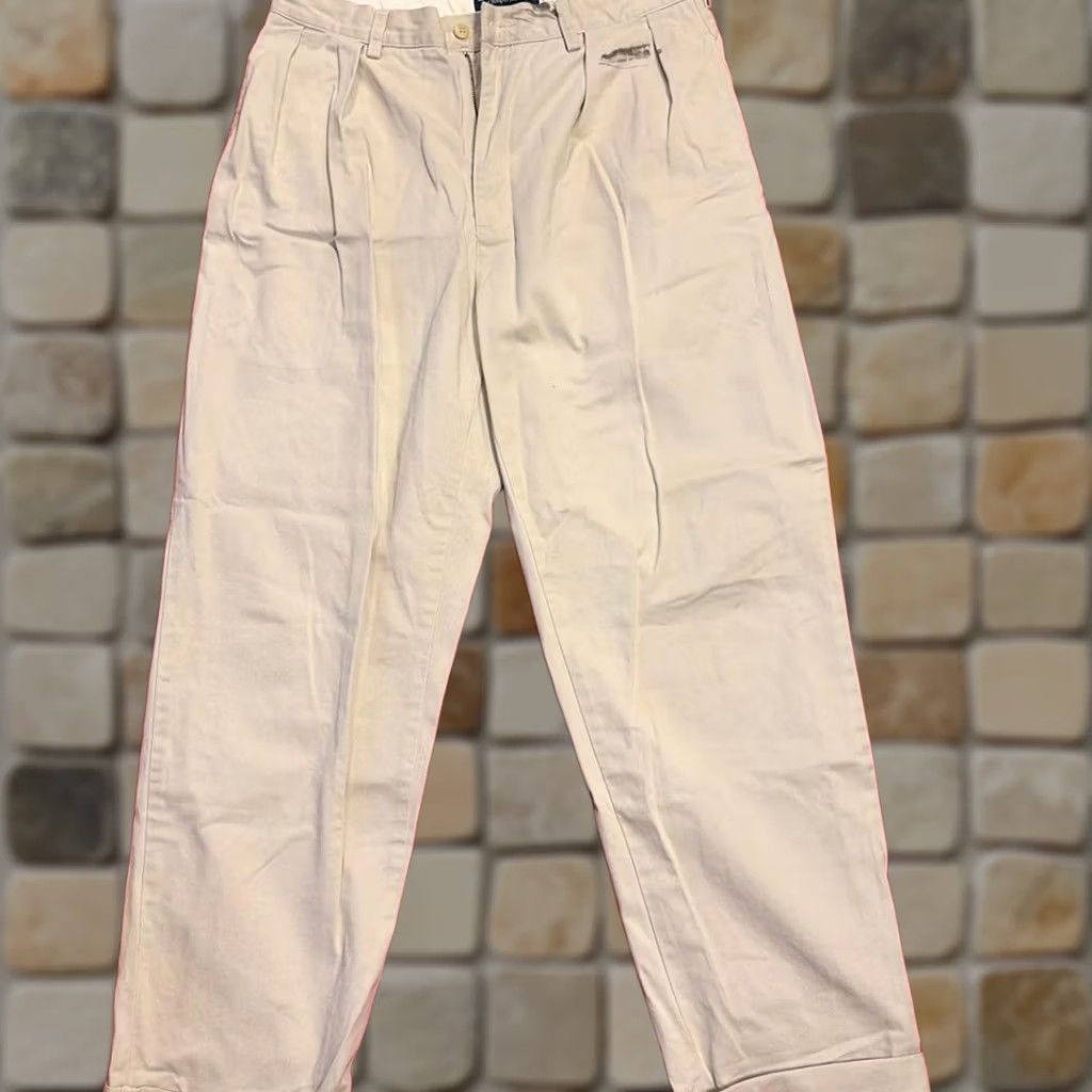 Ralph Lauren Ralph Lauren POLO ANDREW PANT Two-Pleat Chino Pants XL Men Beige Cotton Regular Size XL Size US XL / EU 56 / 4 - 1 Thumbnail