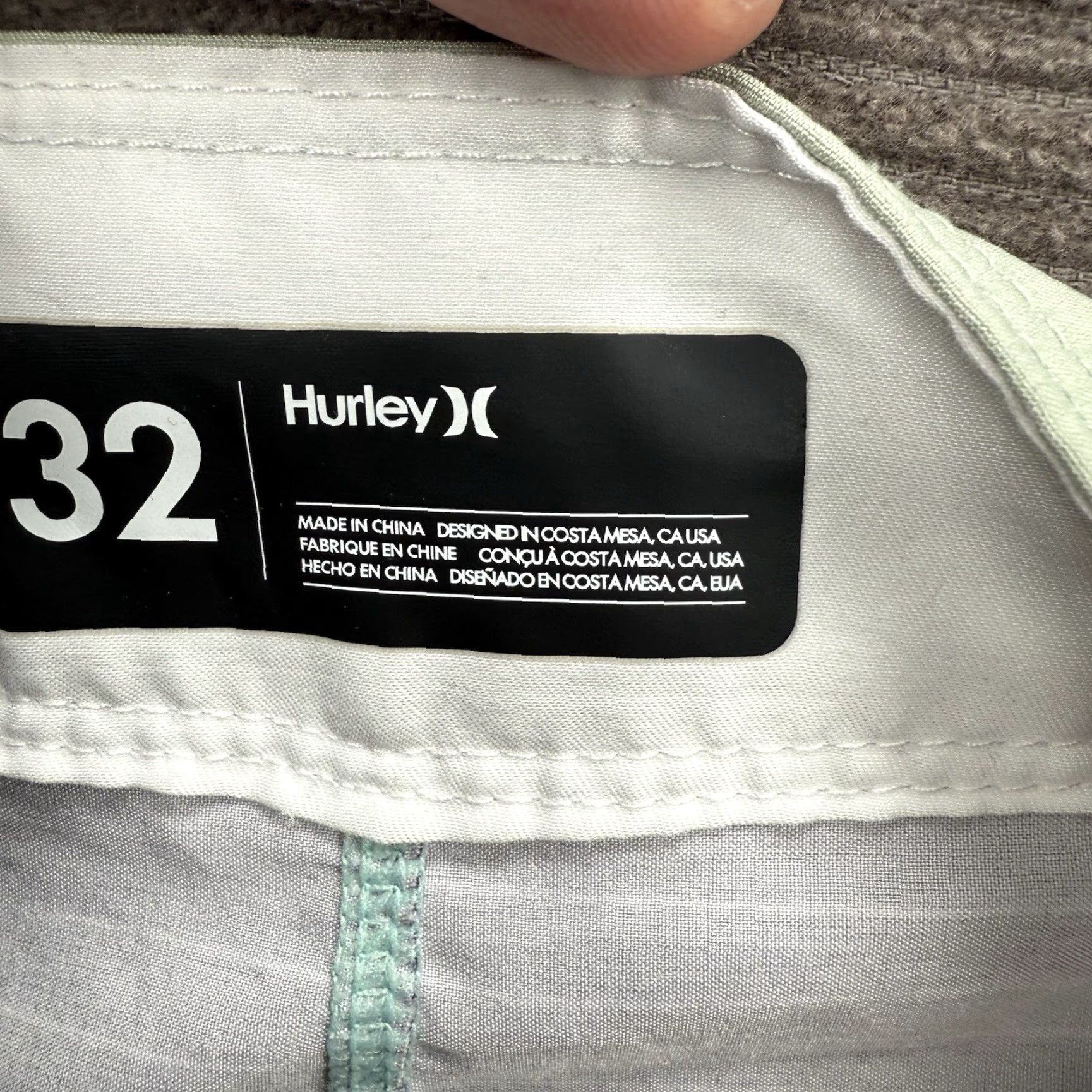 Hurley Hurley Boardshorts Men 32 Beach Swim 7" Inseam Multicolor Sand Sierra Phantom Size US 32 / EU 48 - 3 Thumbnail