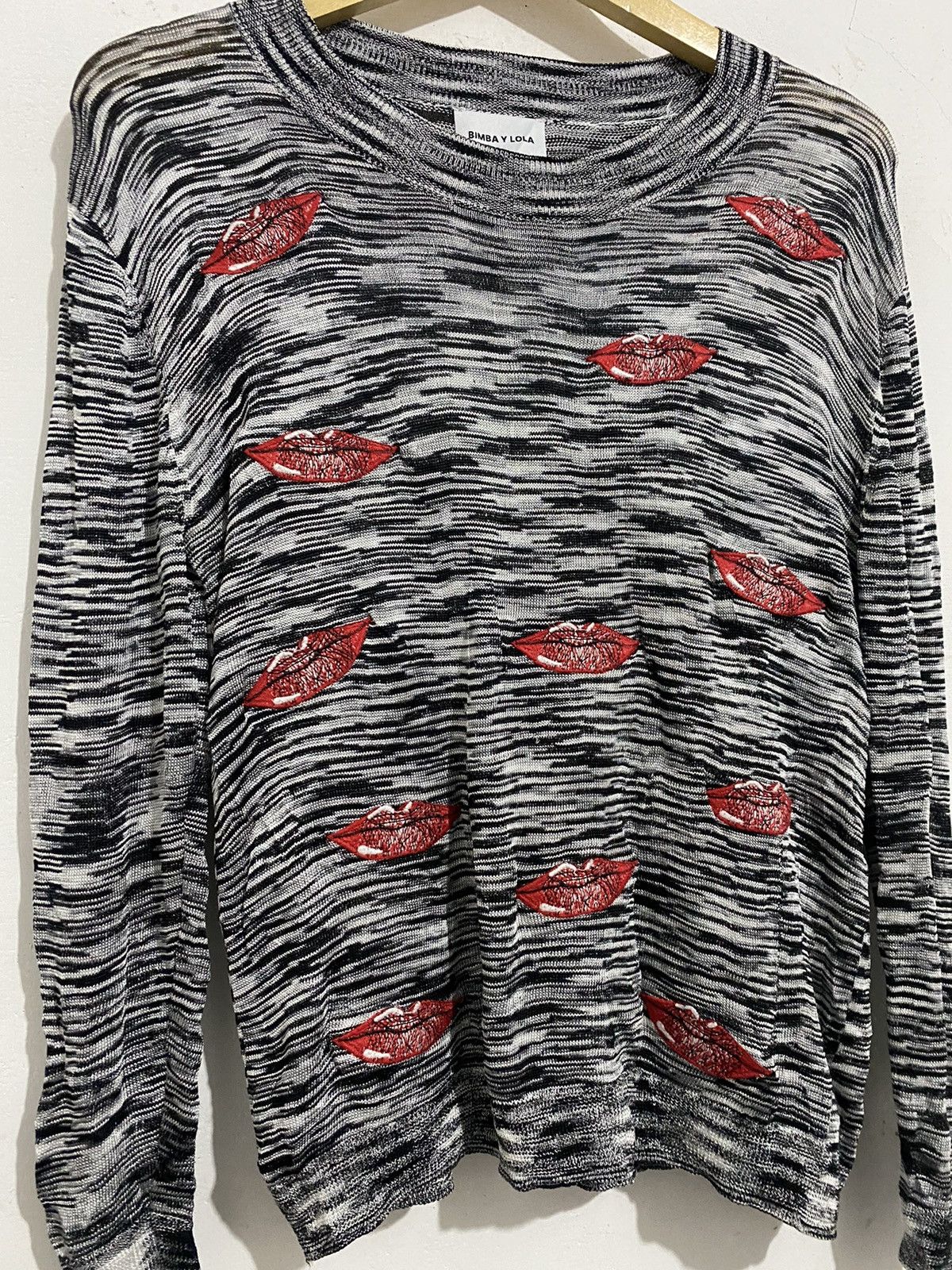 14th Addiction Bimbaylola japanese knitted kiss lips maisonmargaila styled Size US M / EU 48-50 / 2 - 3 Thumbnail