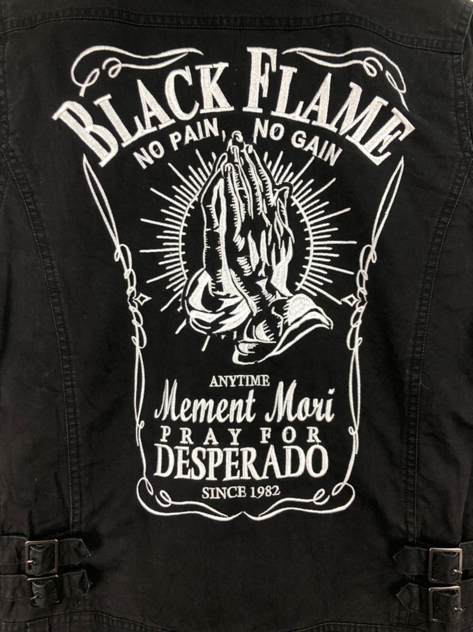 Japanese Brand Vintage Black Flame Japan Coverall Size US S / EU 44-46 / 1 - 6 Thumbnail