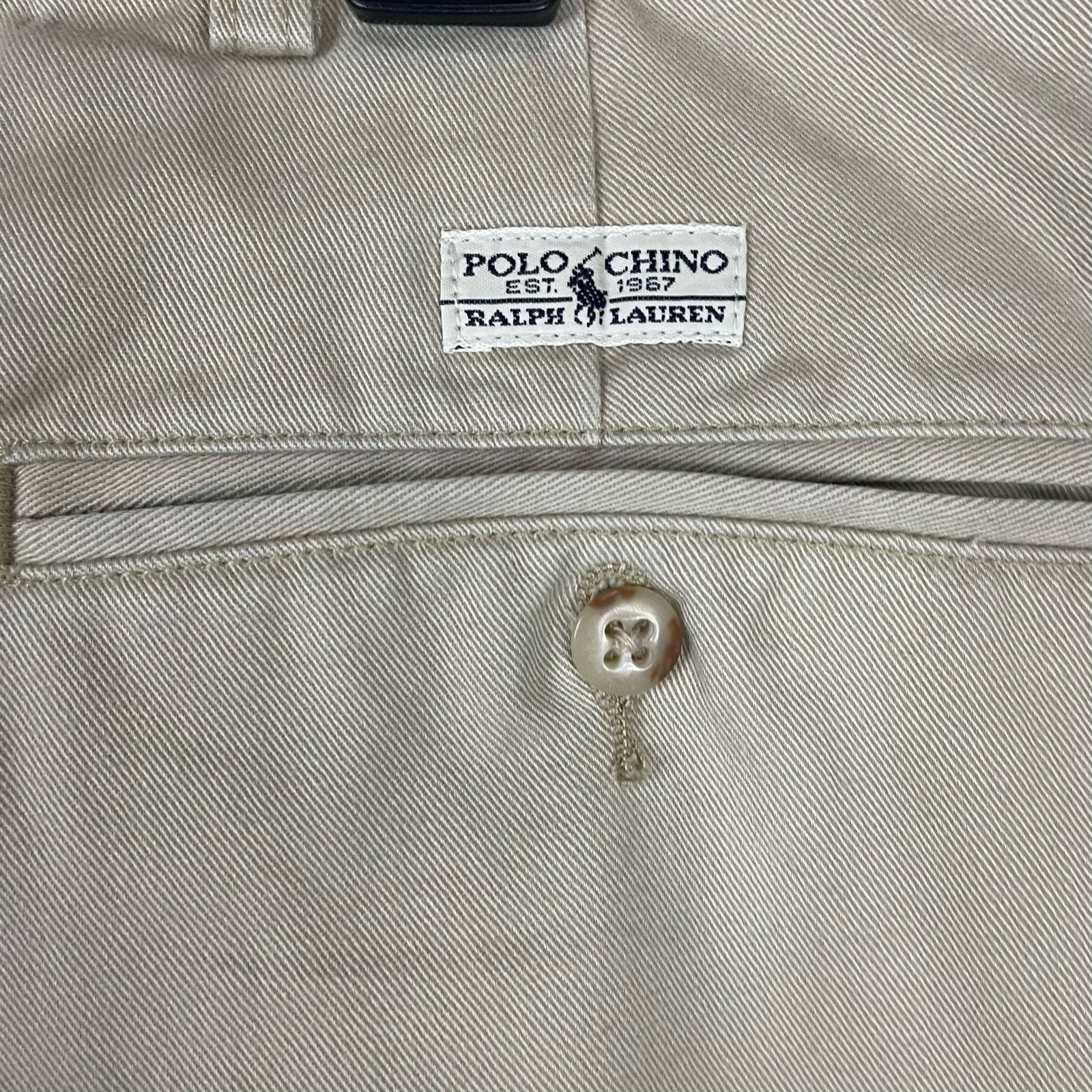 Polo Ralph Lauren Polo Ralph Lauren Khaki Pants 36x34 Mens Chino Rolled Cuff Size US 36 / EU 52 - 4 Thumbnail