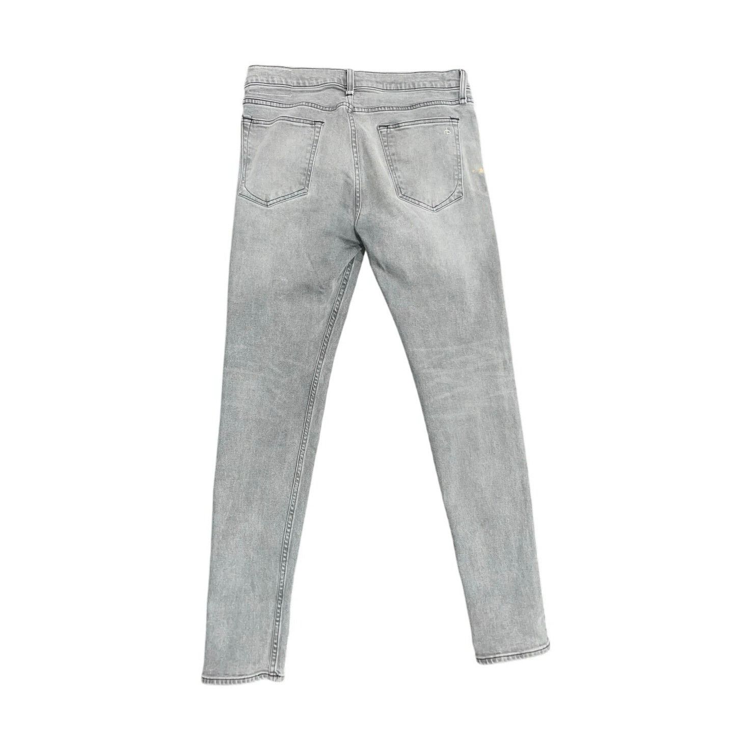 Rag & Bone Fit 1 Extra Slim Button Fly Greyson Jeans SZ 33 Punk Grunge Size US 33 - 2 Thumbnail