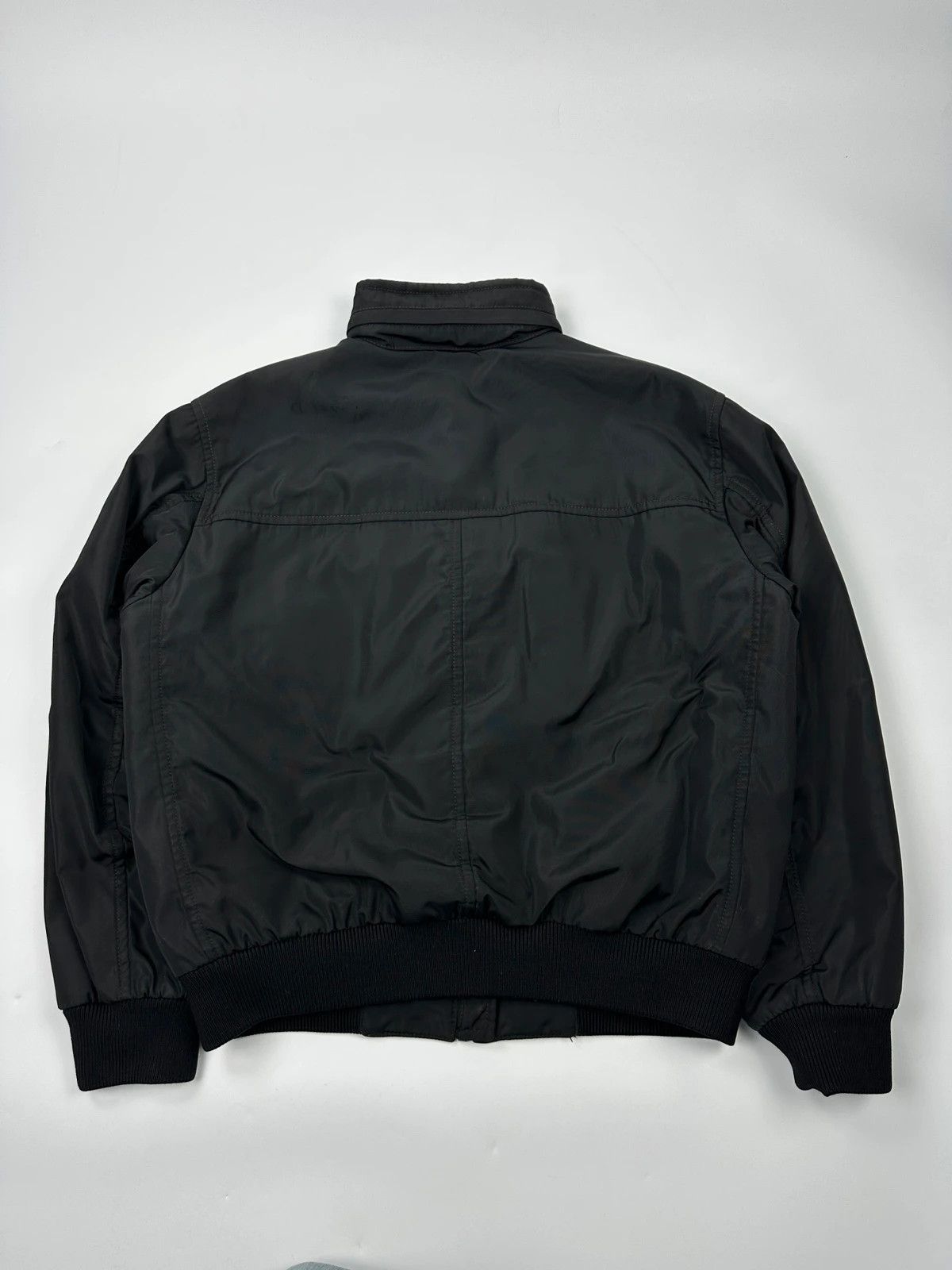 Prada Prada Milano FW2007 Black Thick Hidden Hood Bomber Jacket Size US L / EU 52-54 / 3 - 7 Thumbnail