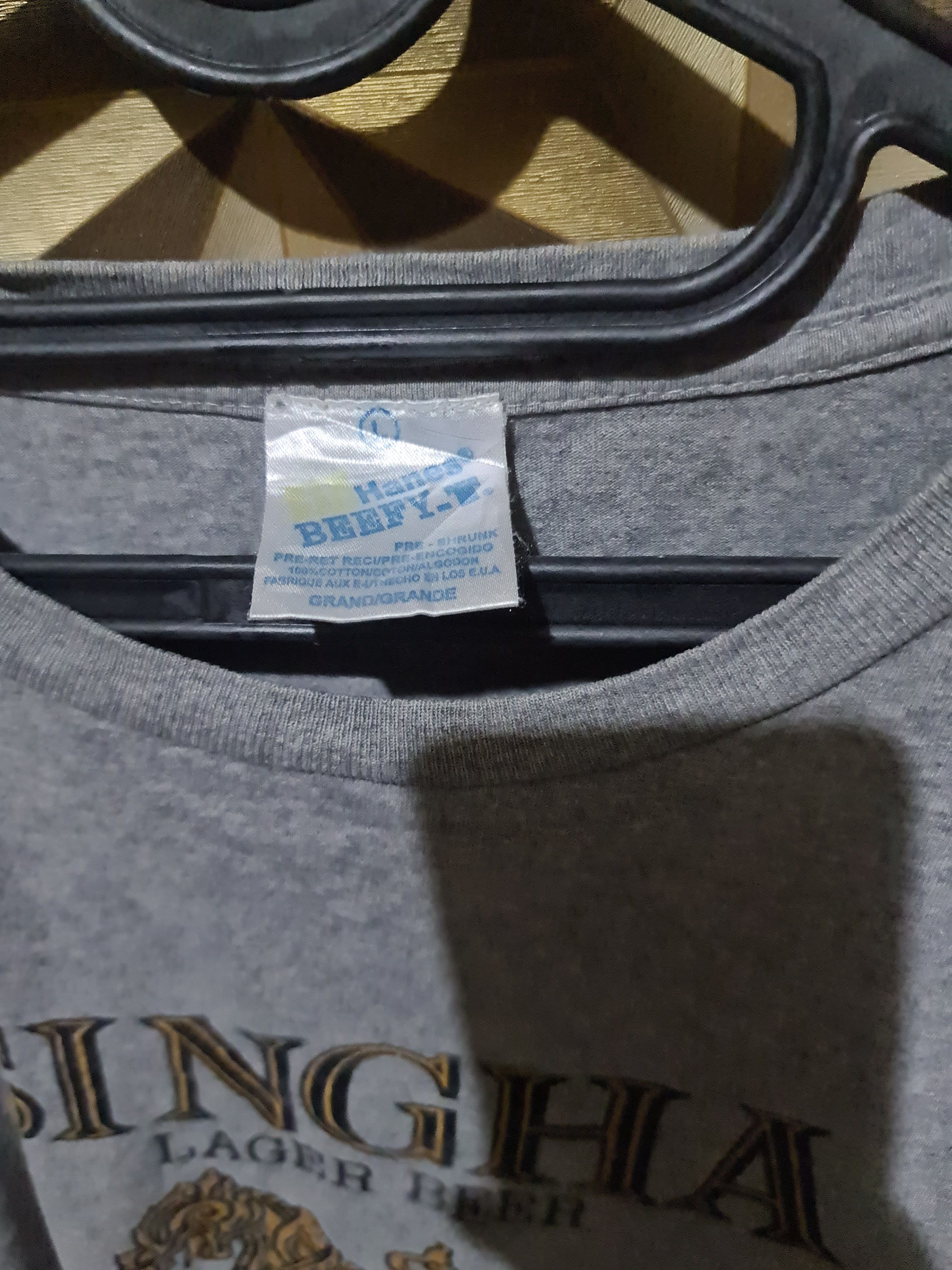 Other T-SHIRT SINGHA LAGER BEERS (tag hanes) Size US L / EU 52-54 / 3 - 2 Thumbnail