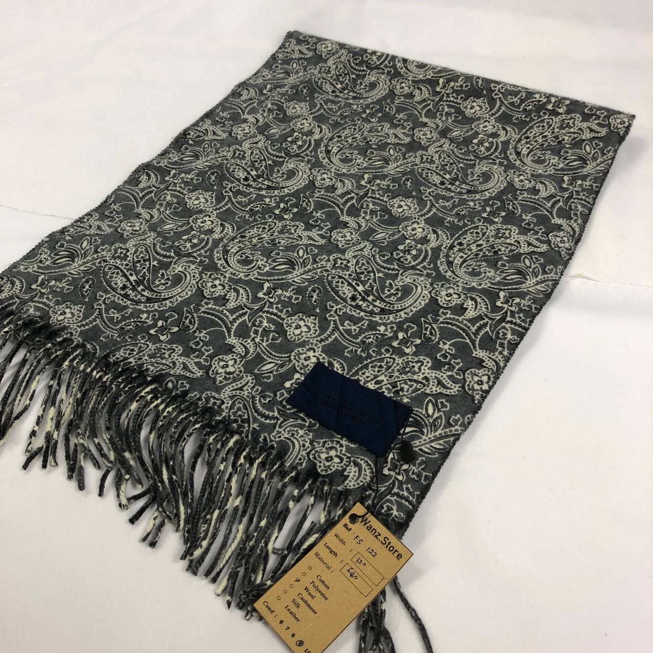 junhashimoto Junhashimoto Paisley Scarf / Muffler / Neckwear FS122 Size ONE SIZE - 4 Thumbnail