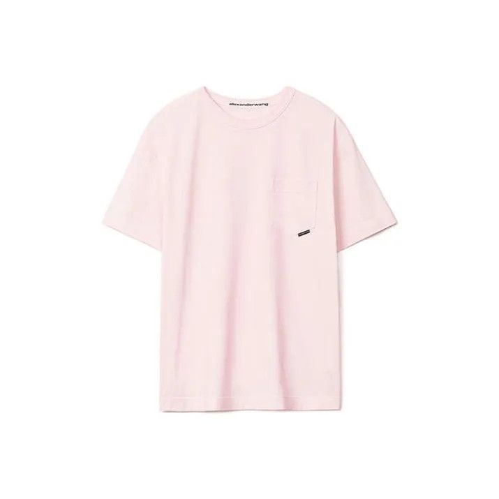 Alexander Wang Alexander Wang SS22 Pink Short Sleeve T-Shirt 0079 Size XS / US 0-2 / IT 36-38 - 1 Thumbnail