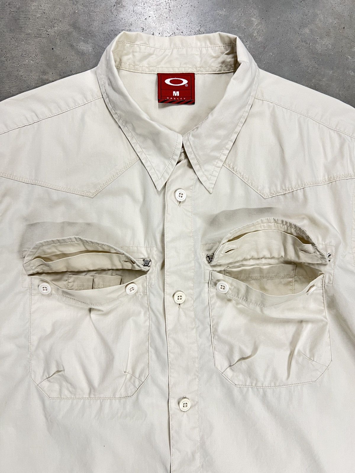 Oakley 00s Vintage Oakley Skull Shirt Size US M / EU 48-50 / 2 - 5 Thumbnail