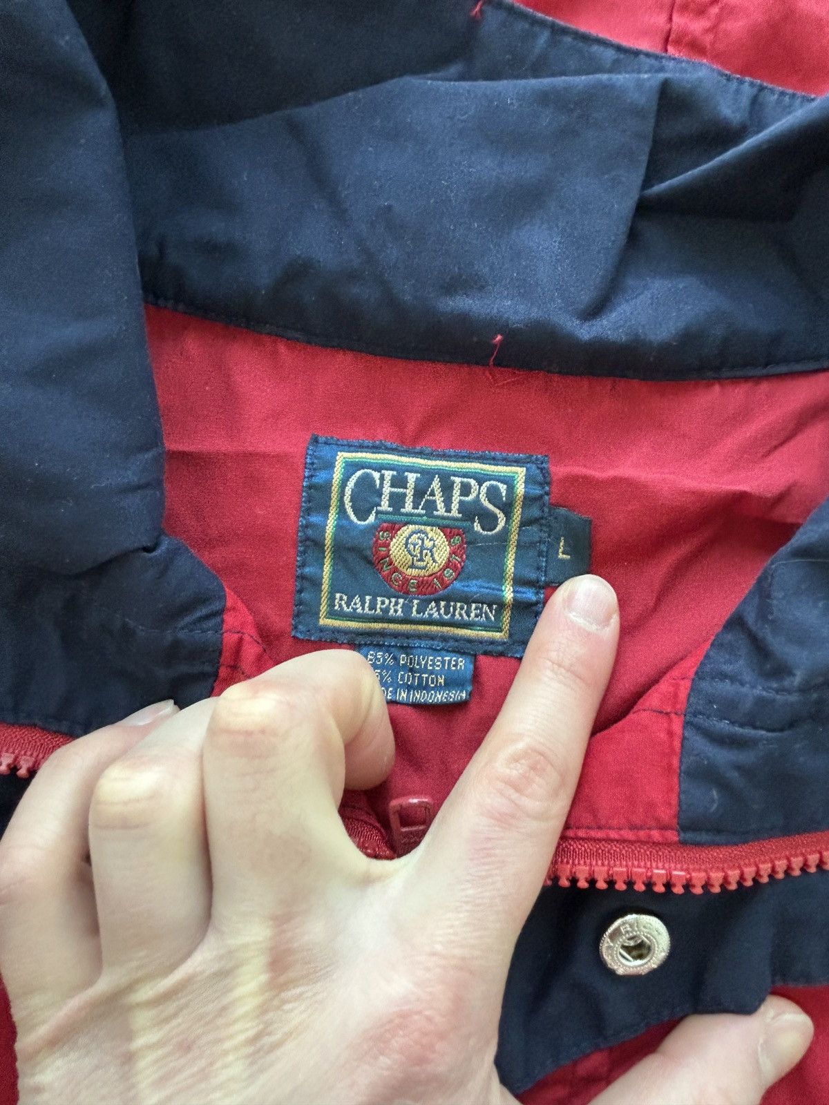 Chaps Ralph Lauren Vintage Y2K Chaps Ralph Lauren Anorak Jacket Size US L / EU 52-54 / 3 - 5 Thumbnail