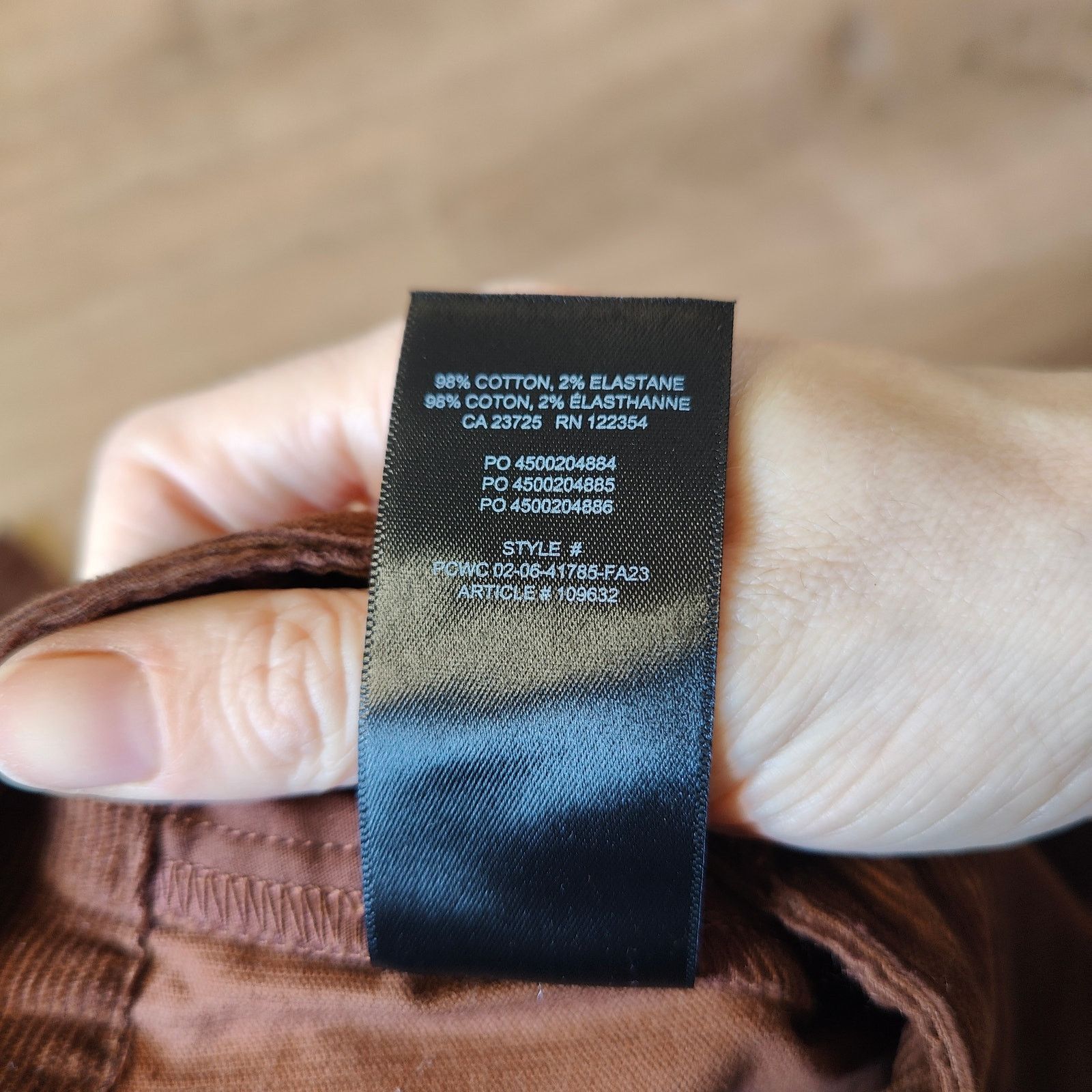 Other Aritzia Sunday Best Jaden Corduroy Pants Womens 8 Brown Size 30" / US 8 / IT 44 - 12 Thumbnail