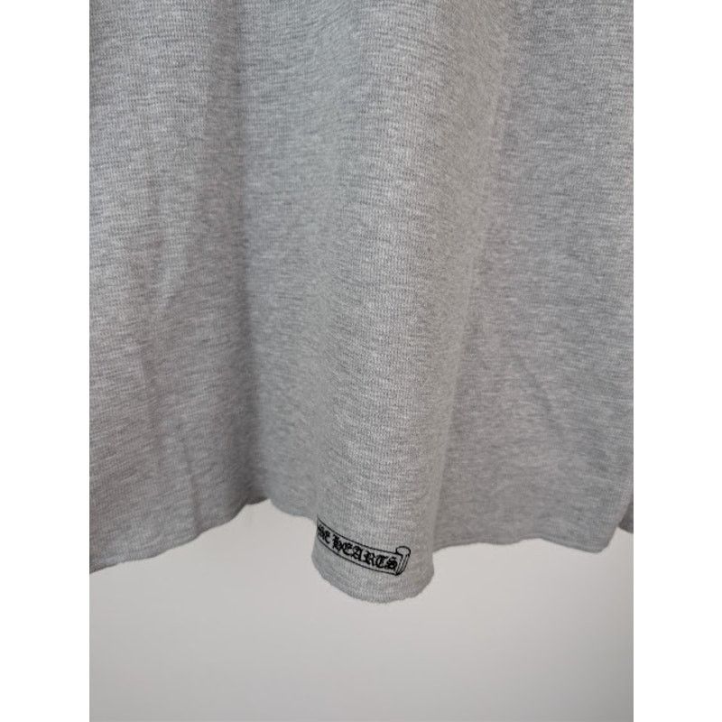 Chrome Hearts o1rshd1 Scroll Logo Long-Sleeve T-Shirt in Grey Size US L / EU 52-54 / 3 - 14 Thumbnail