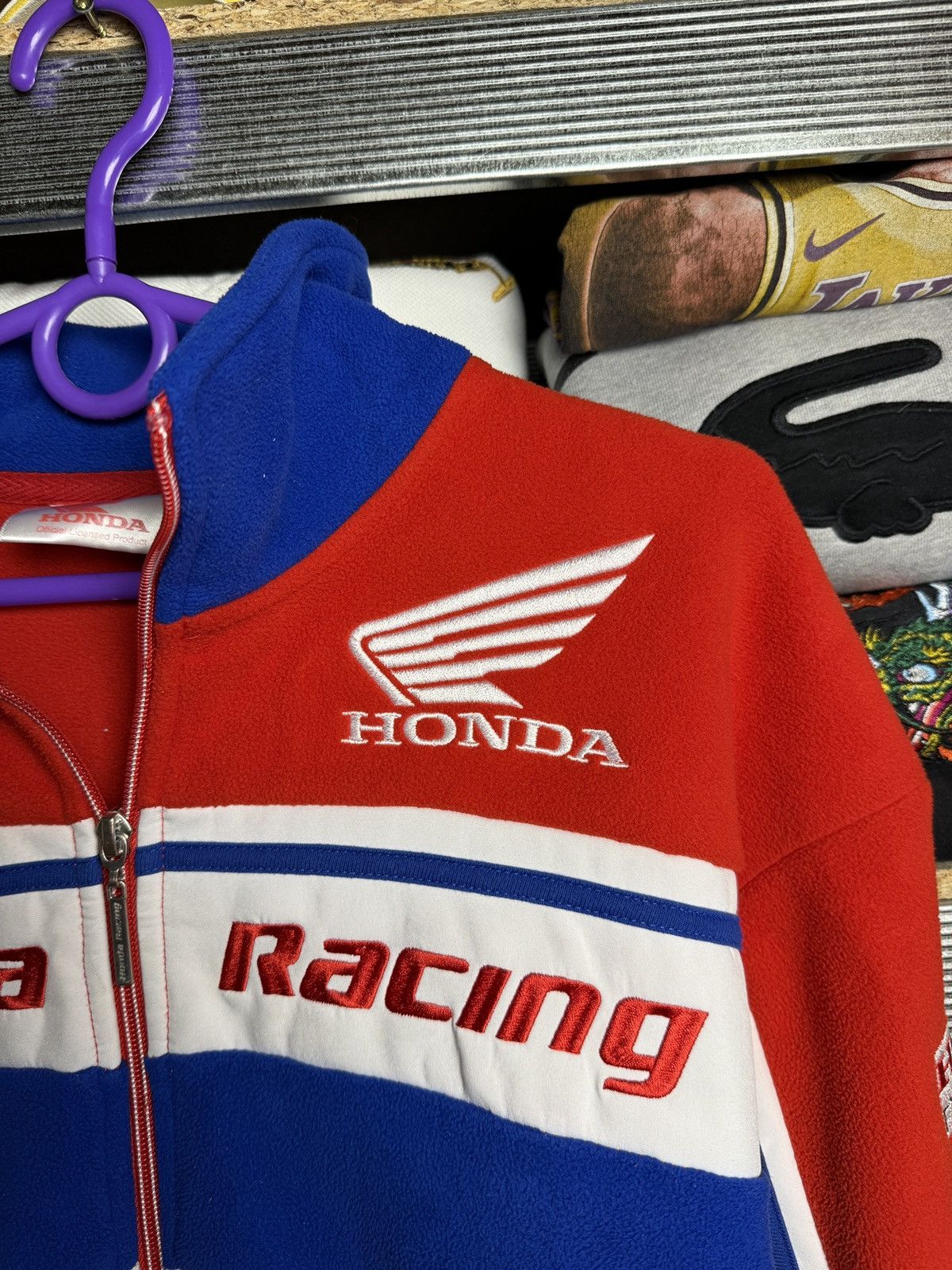 Honda Vintage Honda Racing Fleece Zip Jacket Size M Size US M / EU 48-50 / 2 - 7 Thumbnail