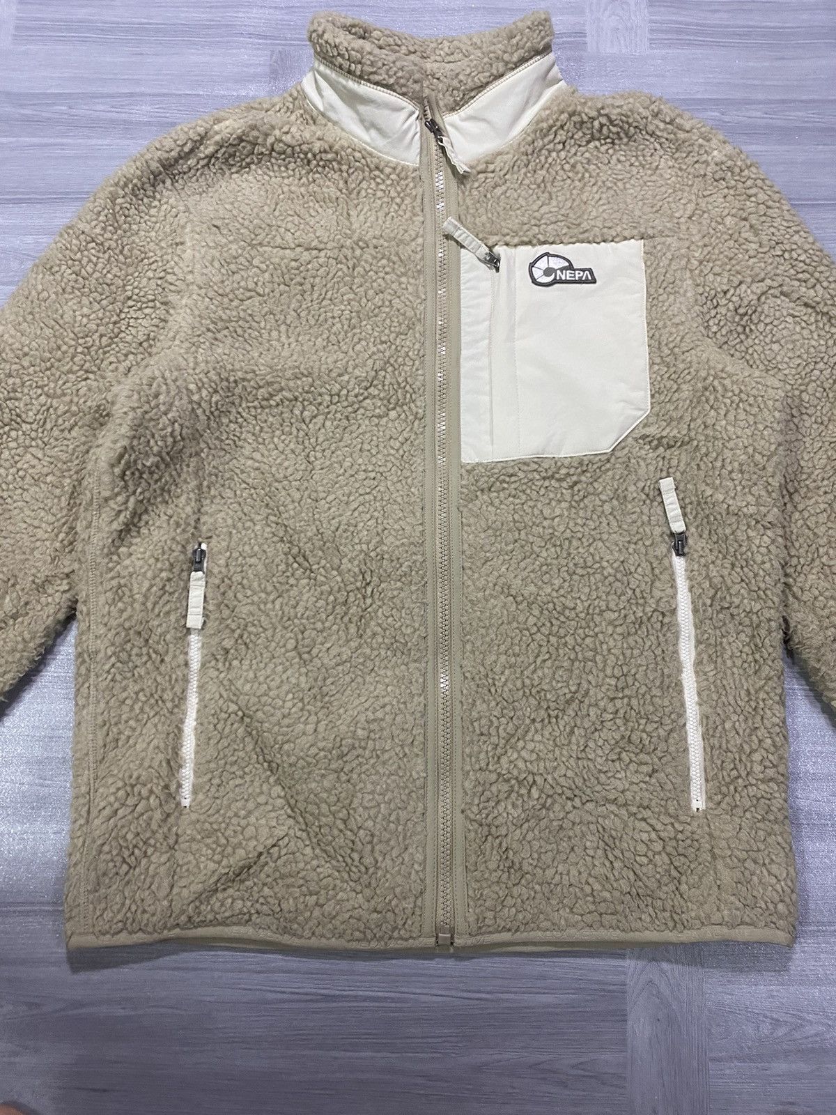 Japanese Brand Nepa Sherpa Fleece Jacket Size US XS / EU 42 / 0 - 6 Thumbnail