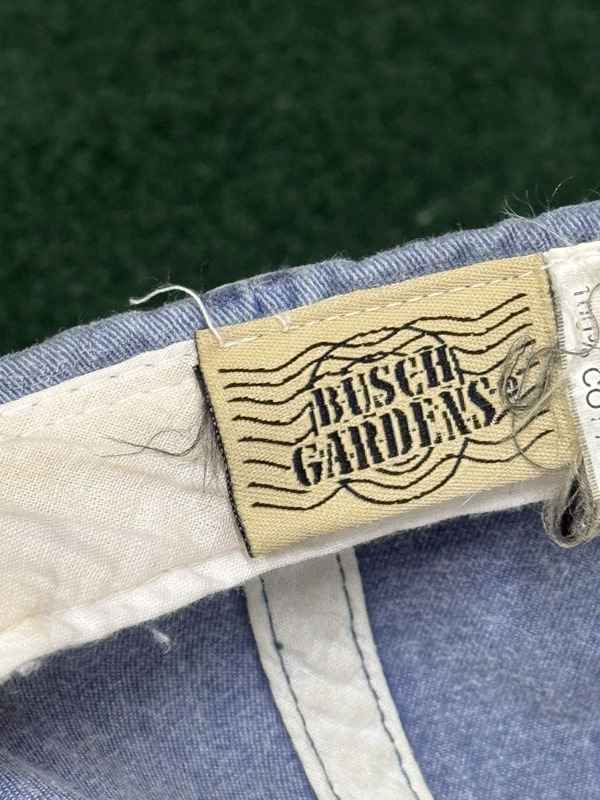 Vintage Vintage Busch Gardens Edge Of Africa Denim Hat Size ONE SIZE - 5 Thumbnail