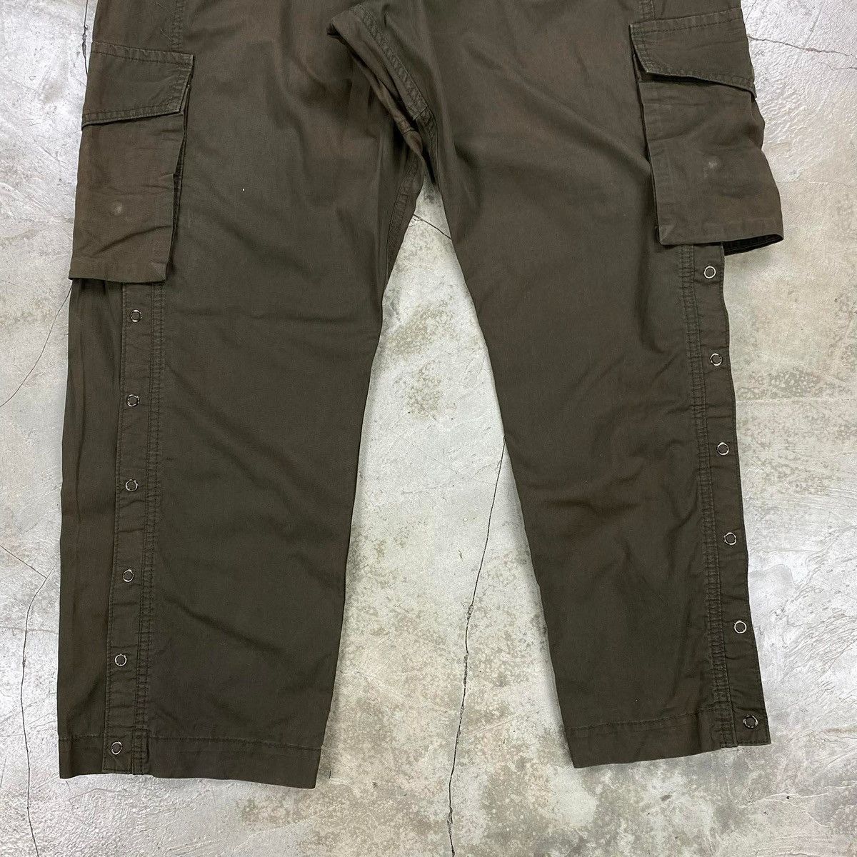 Final Home Survival Early 2000s Side Snap Cargo Pants Size US 34 / EU 50 - 5 Thumbnail