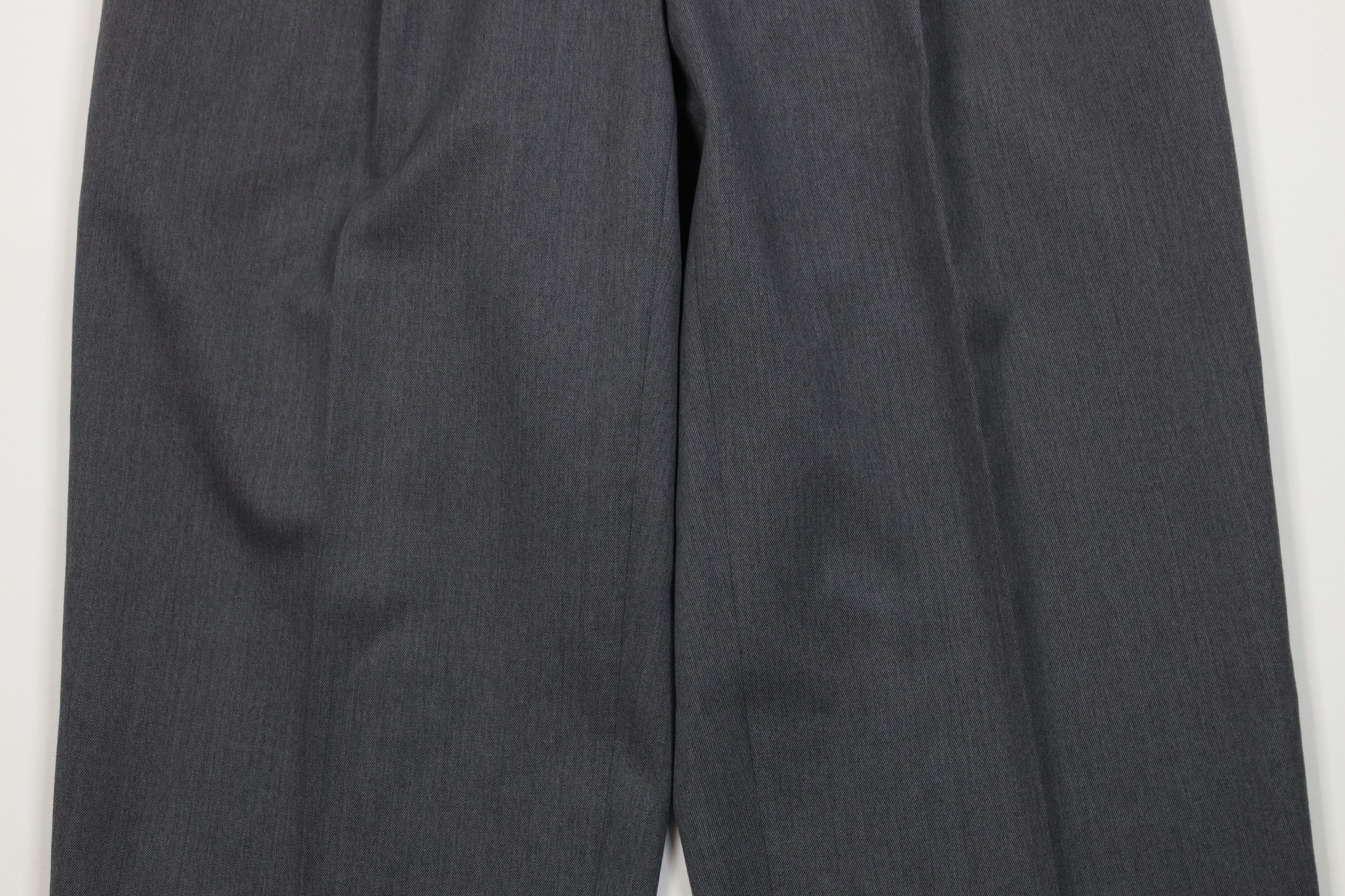 Vintage Vintage 90s Streetwear Wool Knit Wide Leg Chino Pants Gray Size US 34 / EU 50 - 3 Thumbnail