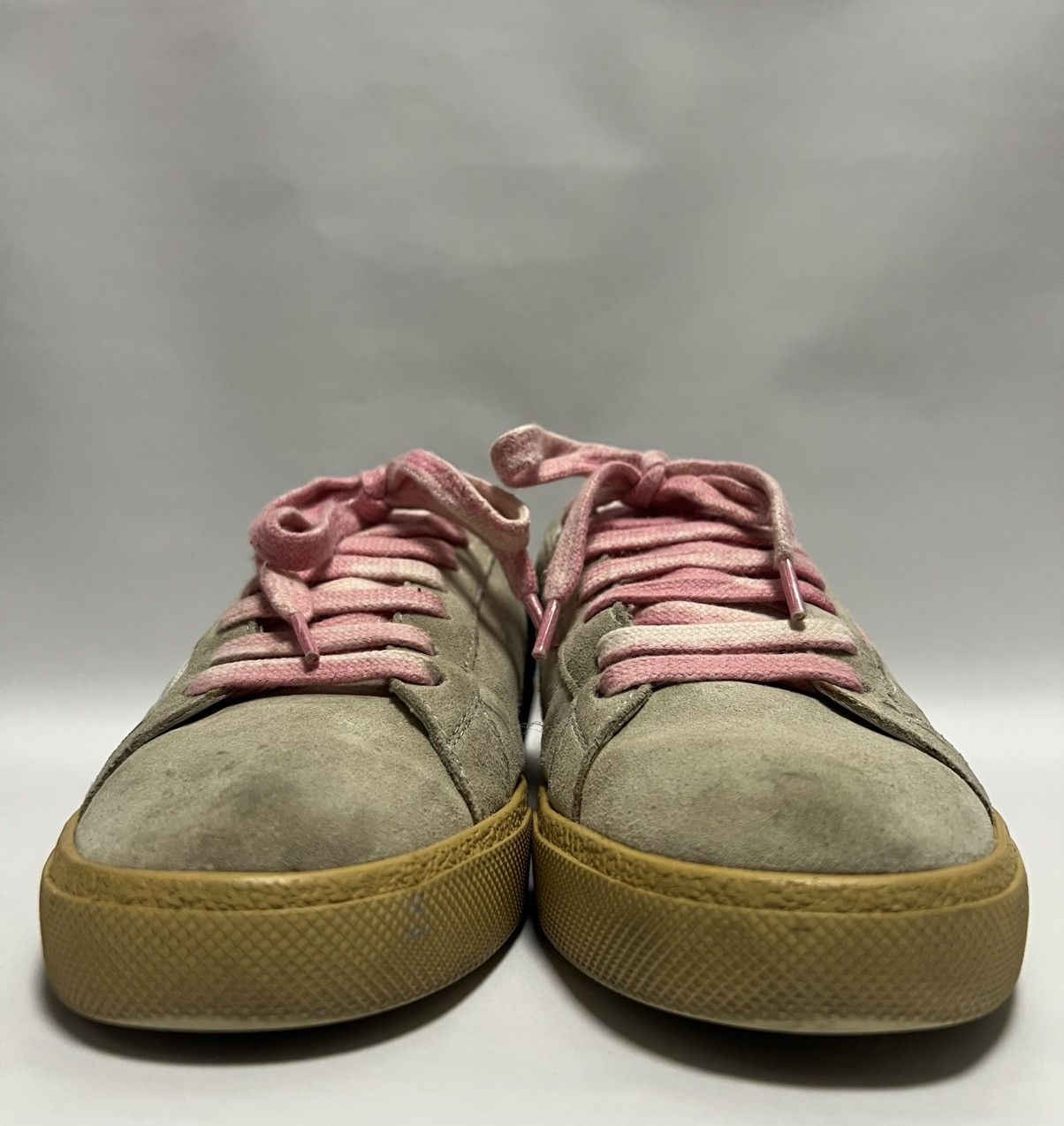 Saint Laurent Paris Saint Laurent Wmns Court Classic SL-06 Optic White Fluo Pink Size US 6 / IT 36 - 4 Thumbnail
