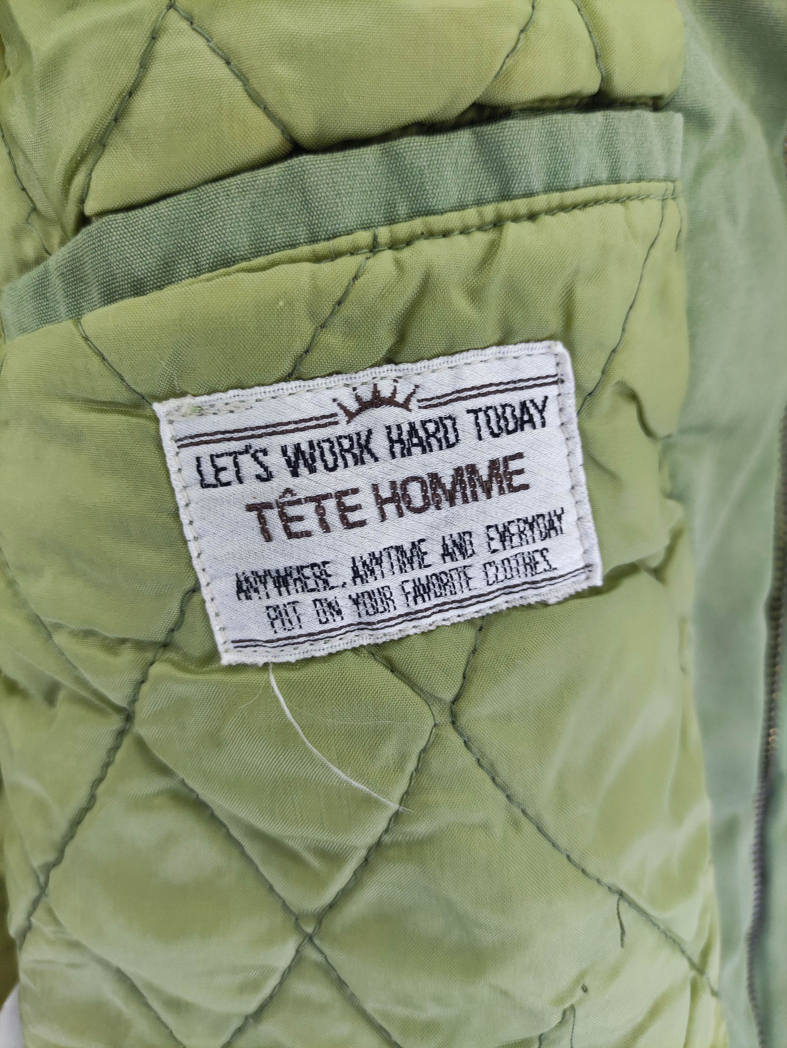 Issey Miyake Vintage Tete Homme Issey Miyake Army Parachute Jacket Size US L / EU 52-54 / 3 - 8 Thumbnail