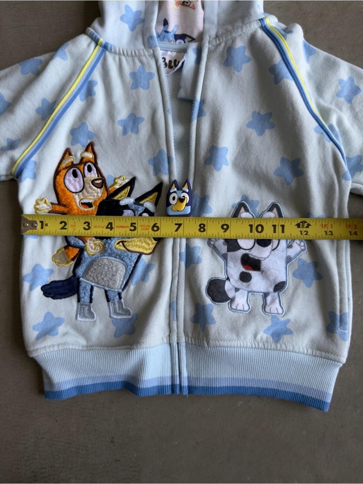 Blue Blue Japan Bluey / Character Zip Hoodie / Boys Size 5 Size US XXS / EU 40 - 12 Thumbnail