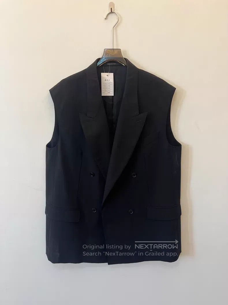 Balenciaga Balenciaga Black Double Breasted Sleeveless Vest Size XXS / US 00 / IT 34 - 1 Thumbnail
