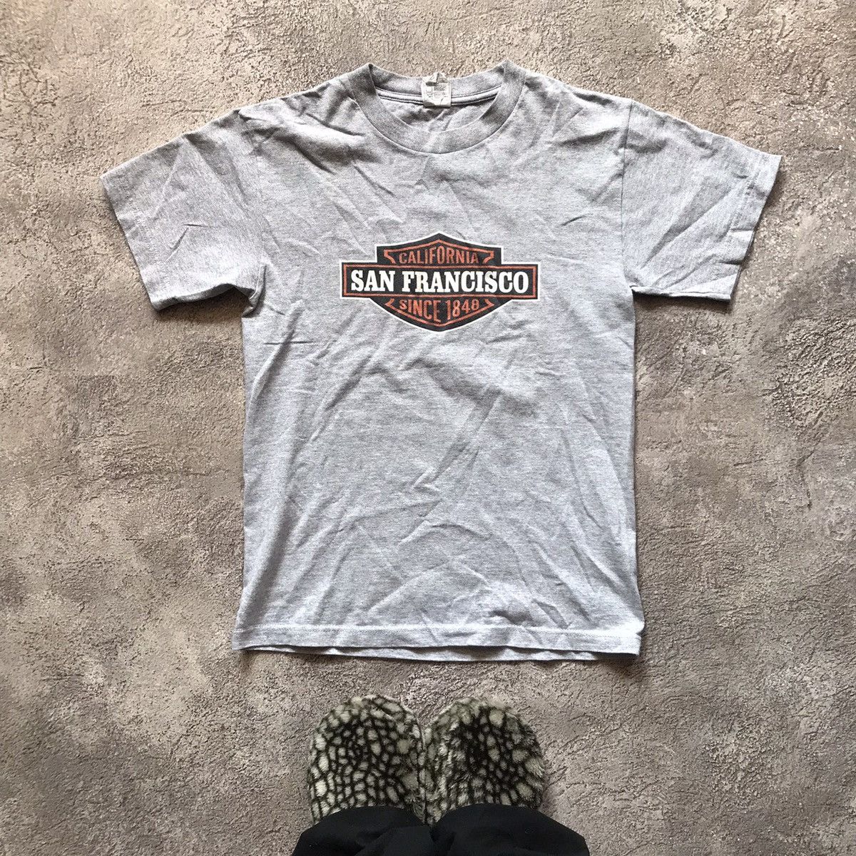 Vintage Vintage 90s San Francisco Graphic Tee Sun Faded Streetwear S Size US S / EU 44-46 / 1 - 1 Thumbnail