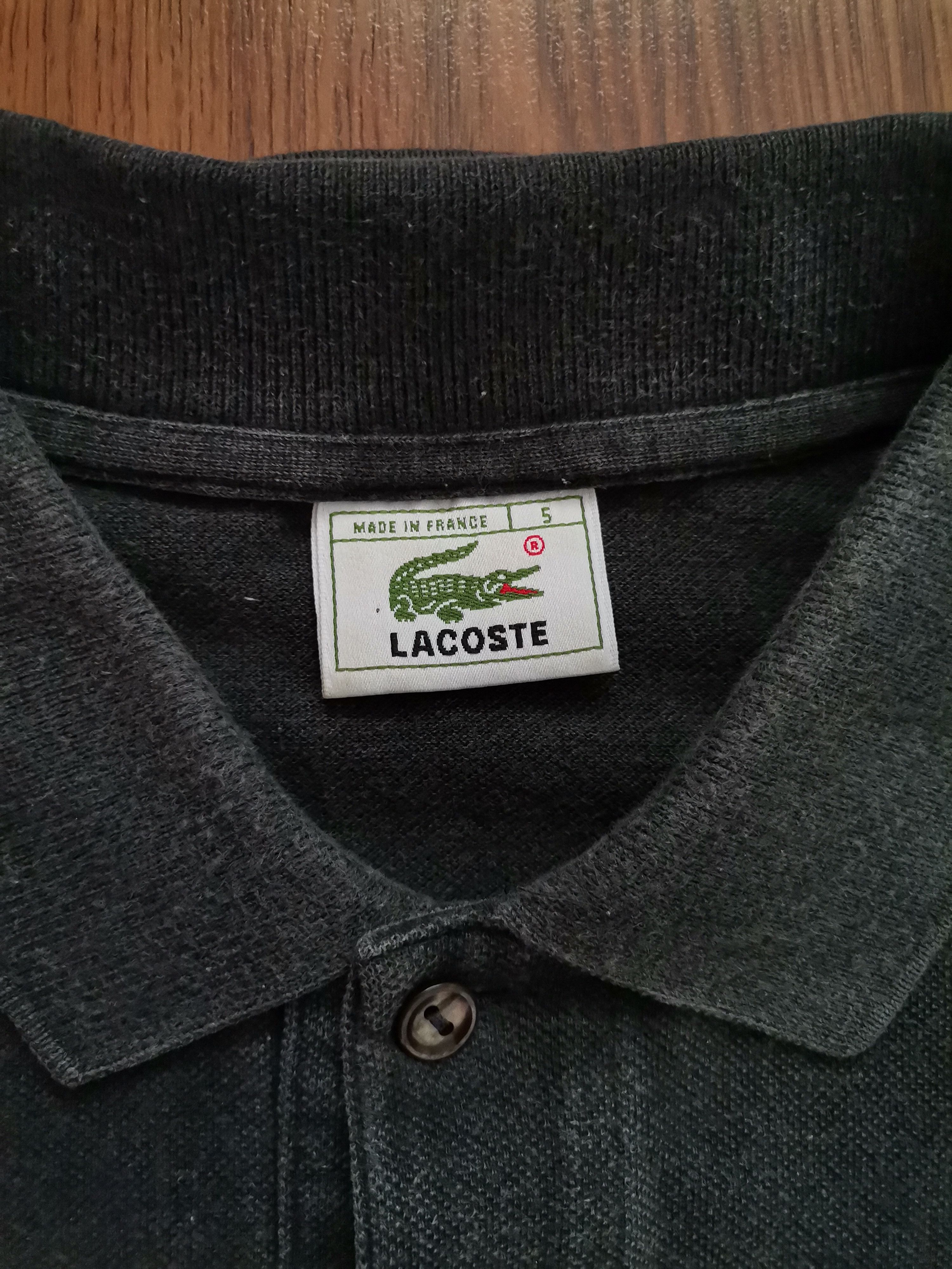 Lacoste Vintage Lacoste L/S Polo Size US L / EU 52-54 / 3 - 3 Thumbnail