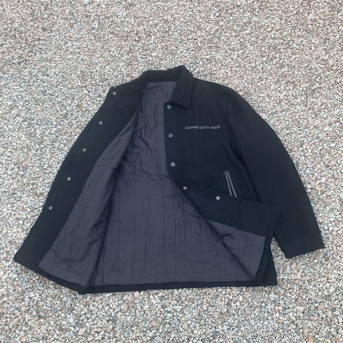 image of Comme Ca Du Mode Wool Jacket in Black, Men's (Size Large)