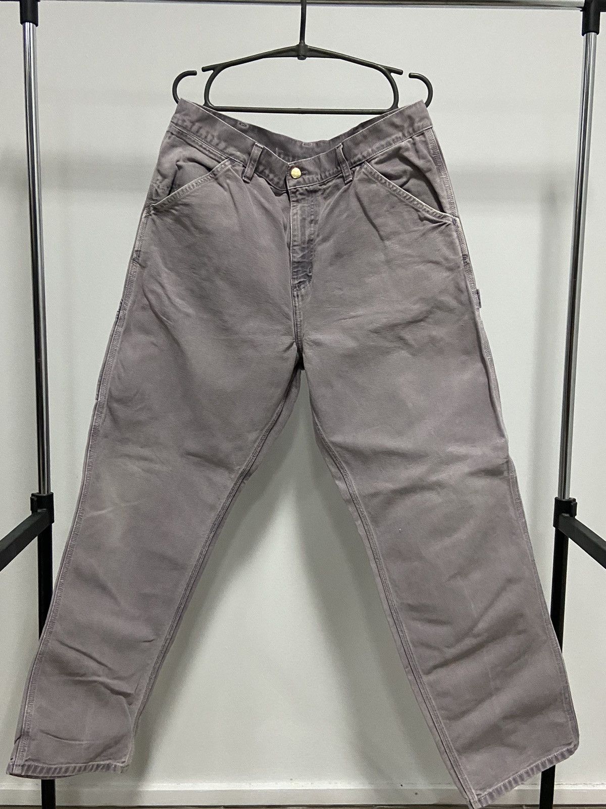 Carhartt × Vintage Carhartt Ruck single knee pants jeans small logo skate Size US 34 / EU 50 - 4 Thumbnail