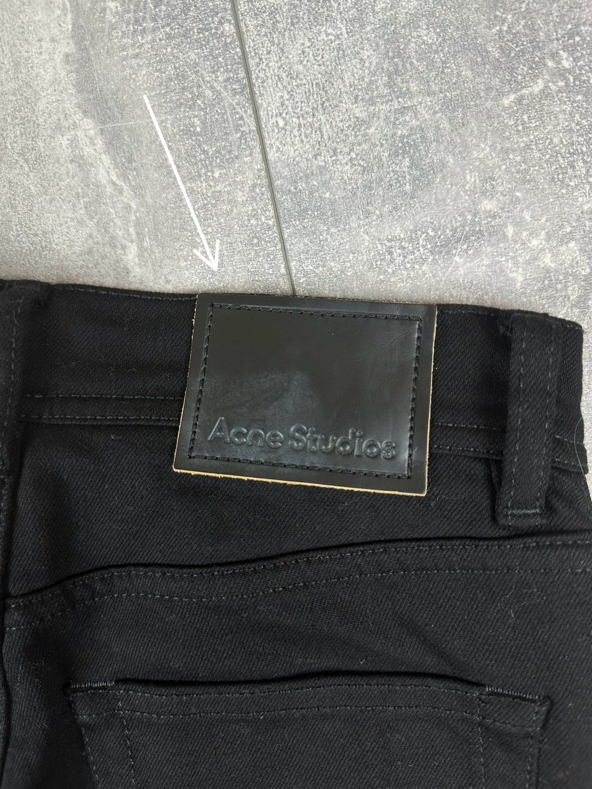 Acne Studios Acne Studios Melk Stay Black Womens Classic Black Jeans Size 25" / US 0 / IT 36 - 5 Thumbnail