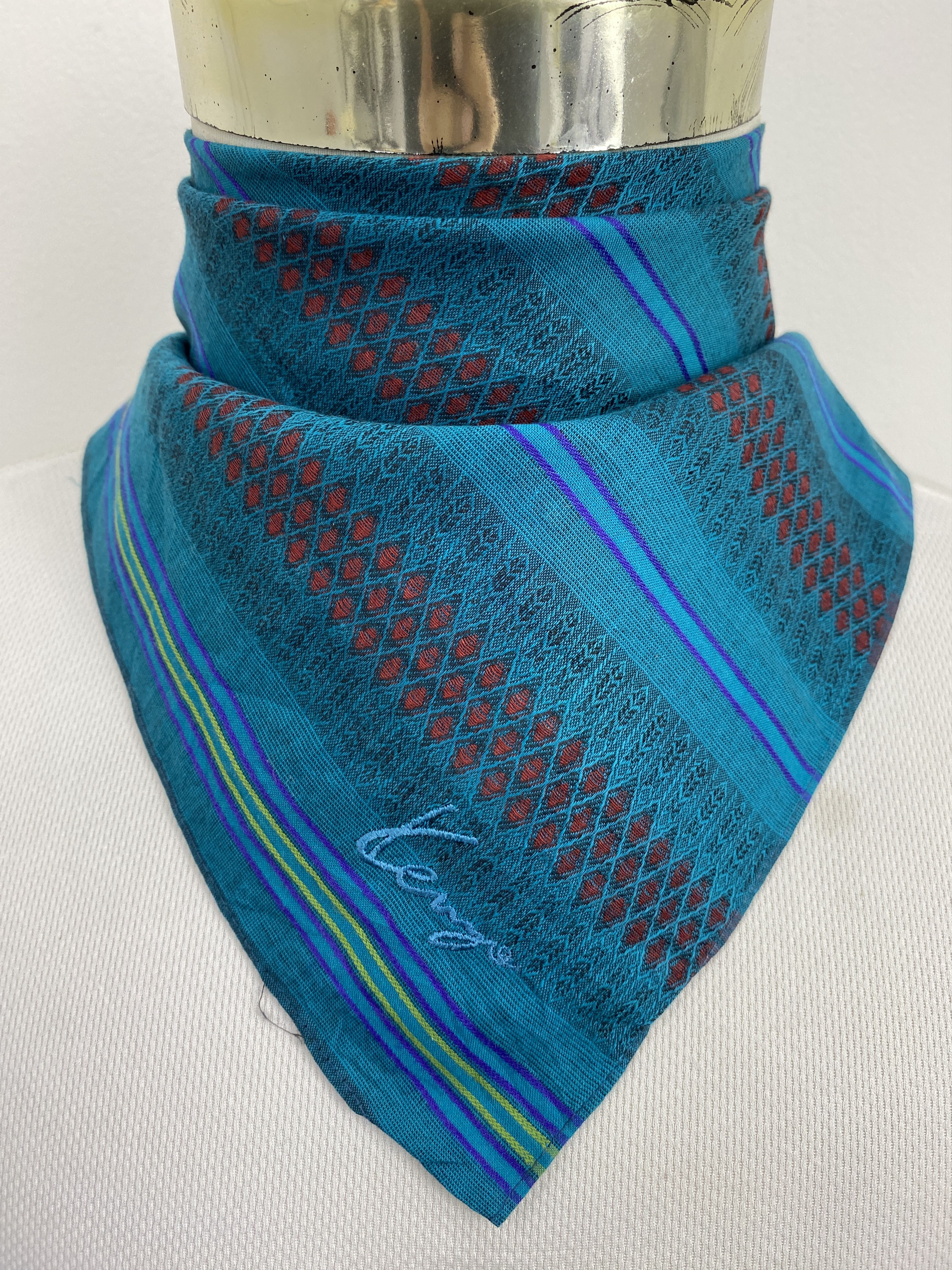 Kenzo Vintage Kenzo Handkerchief / Neckerchief KT0167 Size ONE SIZE - 1 Thumbnail