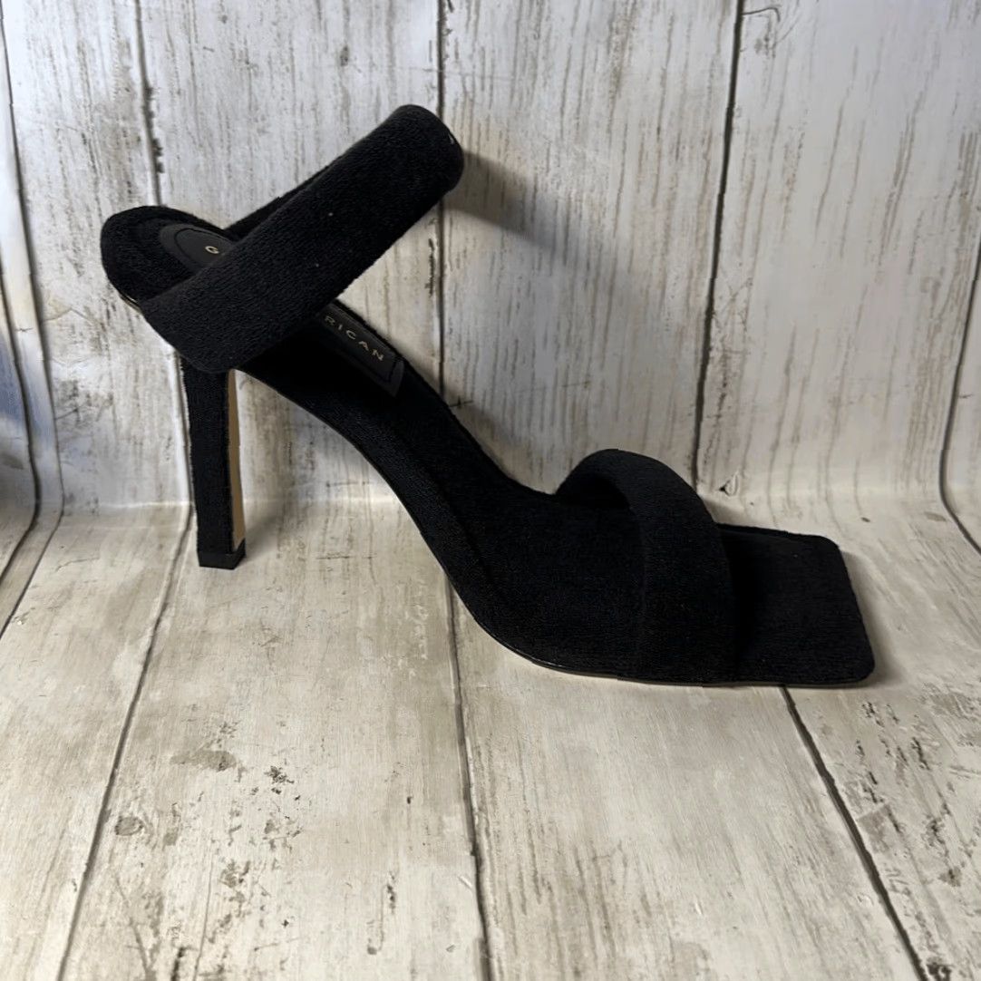 Good American **Good American Black Terry Strappy Women's Heels Size 8.5 NEW** User: **Good American Black Terry Strappy Heels Size 8.5 NEW** Size US 9 / IT 39 - 6 Thumbnail