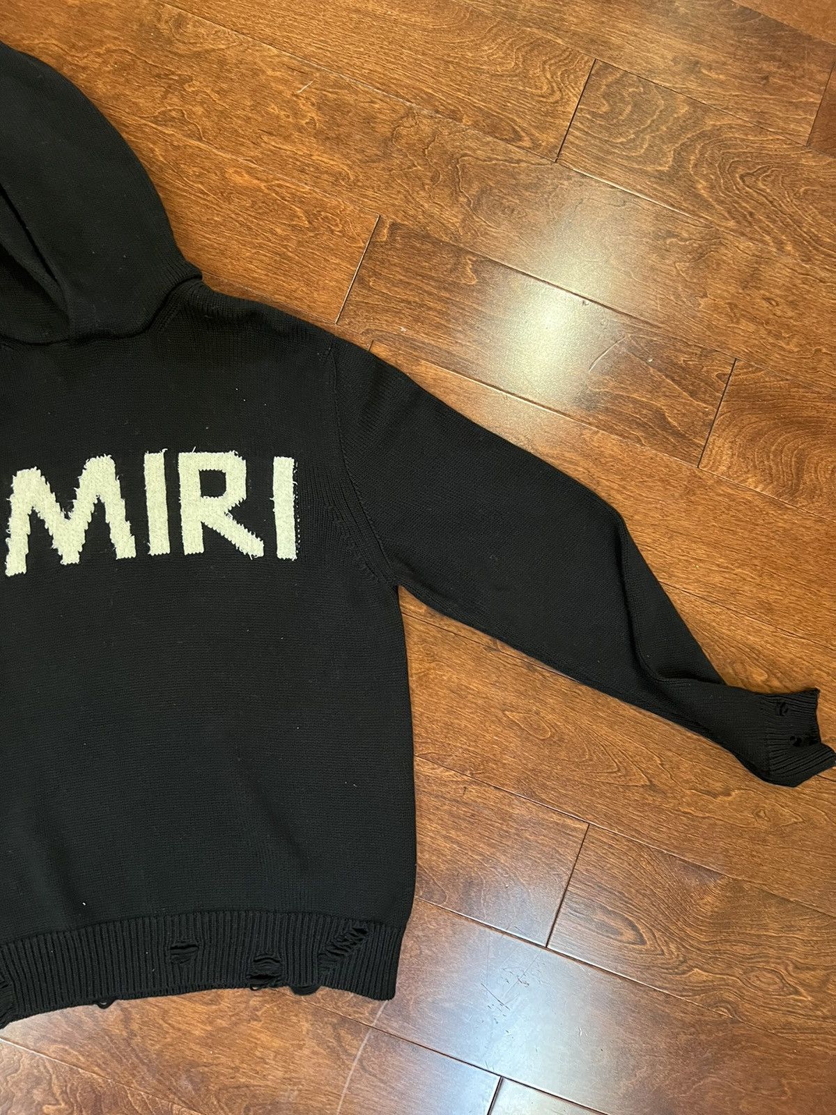 Amiri Amiri knitted amiri logo hoodie Size US L / EU 52-54 / 3 - 3 Thumbnail