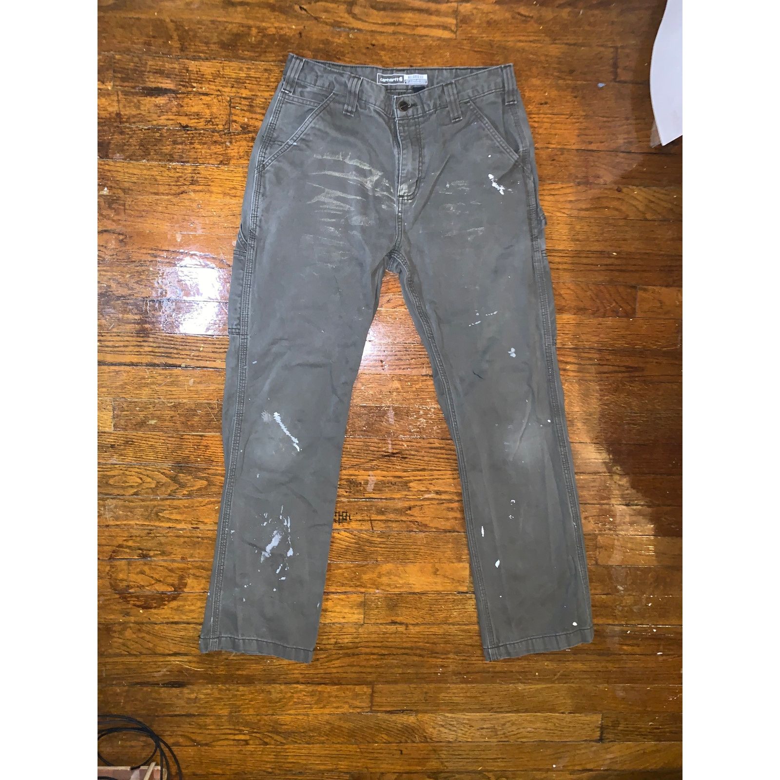 Carhartt Carhartt B324 Carpenter Pants 32x32 Distressed Workwear Size US 32 / EU 48 - 1 Thumbnail