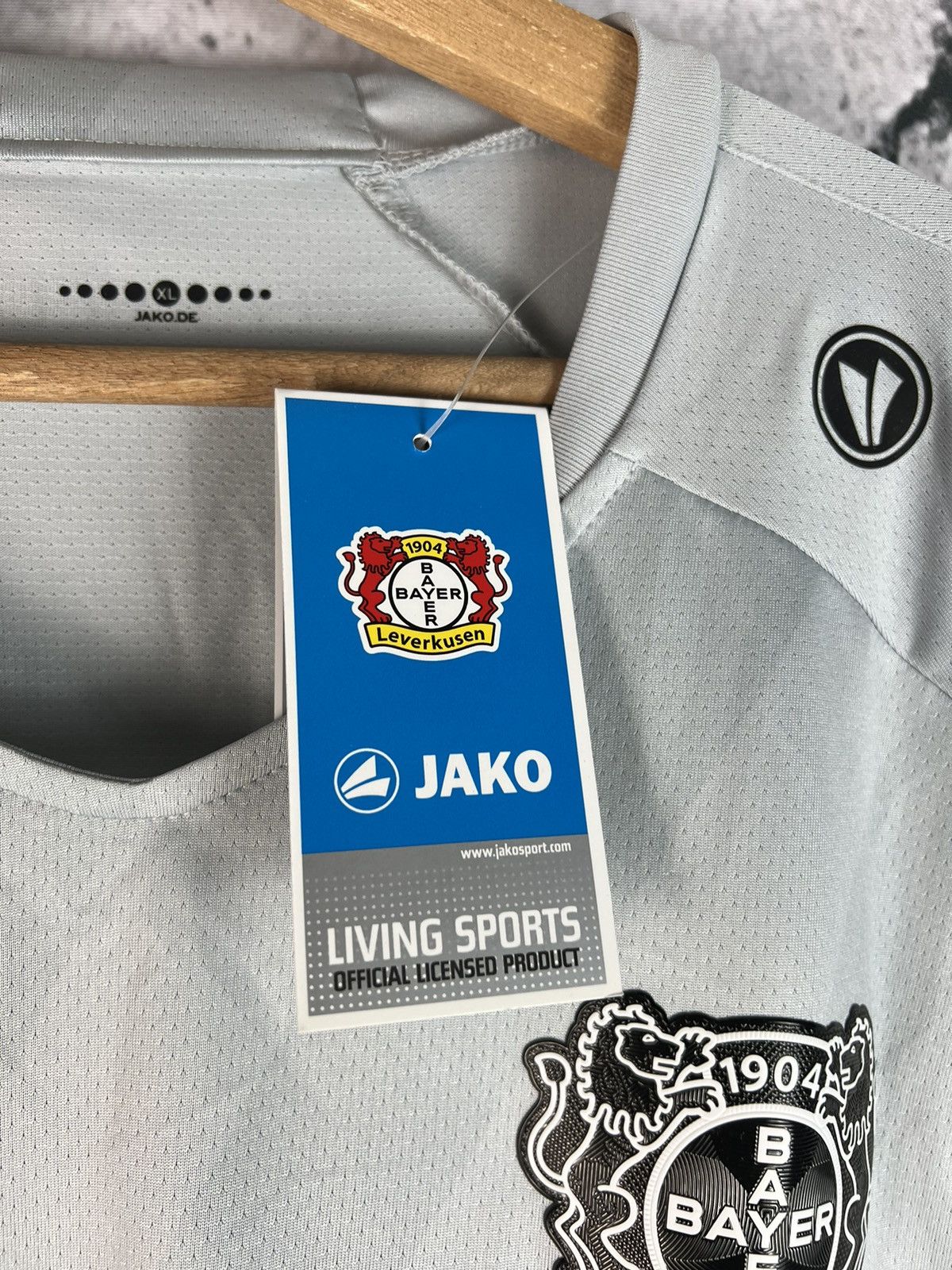 Other Bayer Leverkusen 16/17 away shirt jako Jersey Size US XL / EU 56 / 4 - 4 Thumbnail